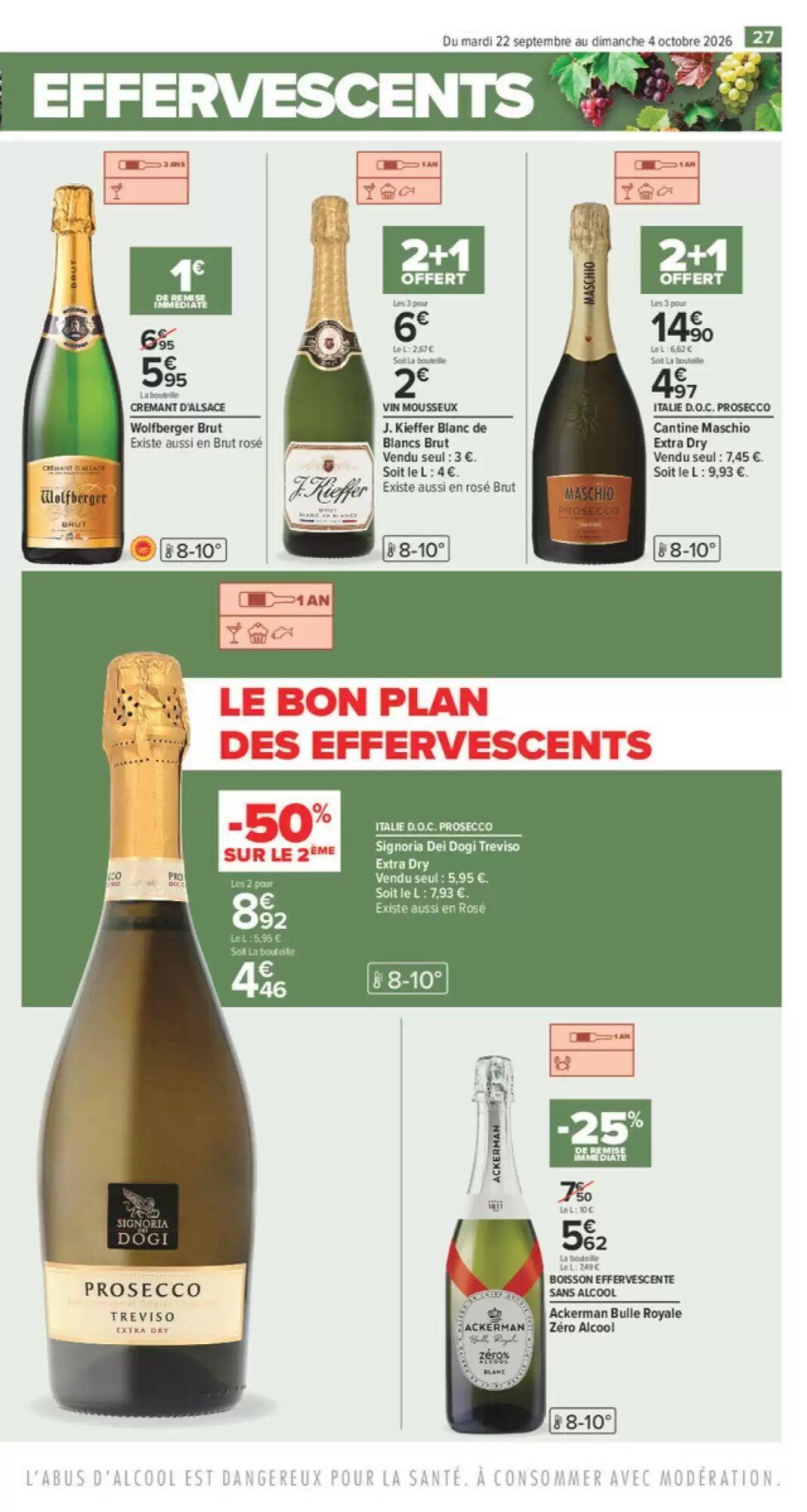 Prospectus promotionnel Carrefour valable à partir du 22/09/2026 - Page 27.