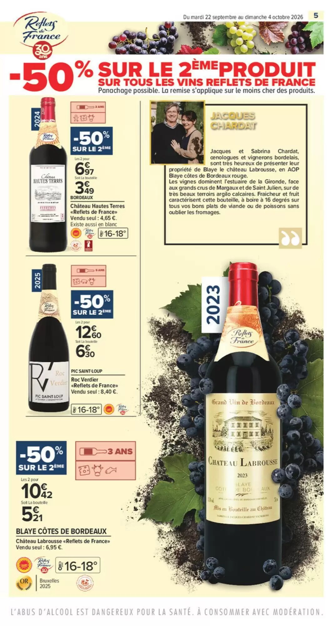 Prospectus promotionnel Carrefour valable à partir du 22/09/2026 - Page 5.