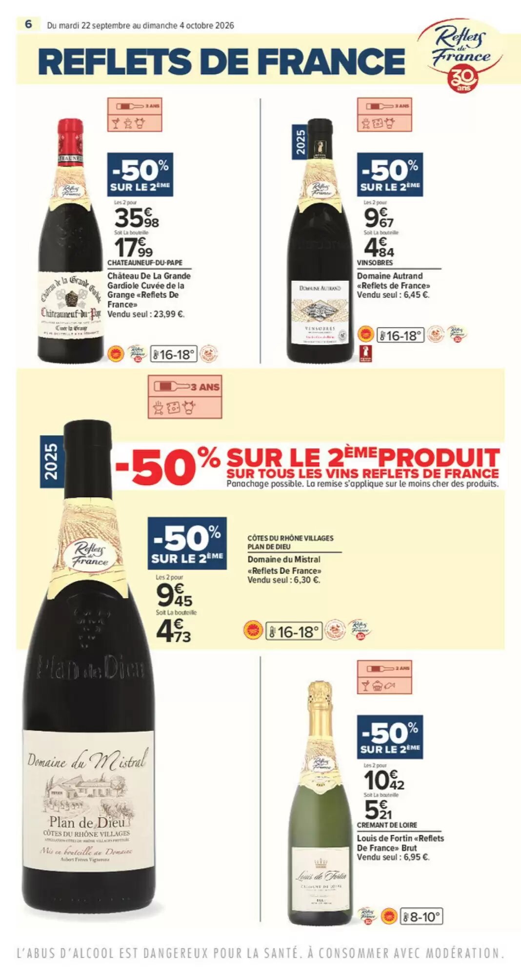 Prospectus promotionnel Carrefour valable à partir du 22/09/2026 - Page 6.