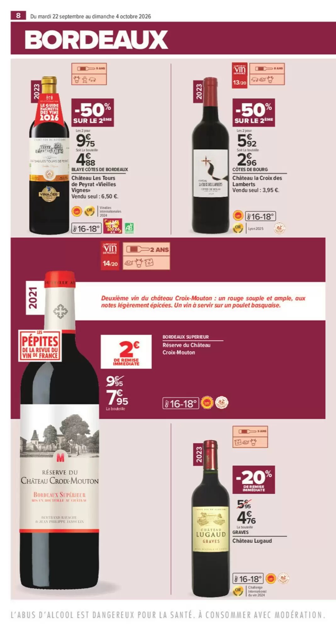 Prospectus promotionnel Carrefour valable à partir du 22/09/2026 - Page 8.