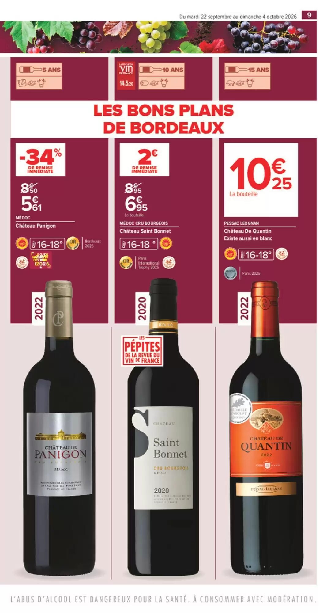 Prospectus promotionnel Carrefour valable à partir du 22/09/2026 - Page 9.