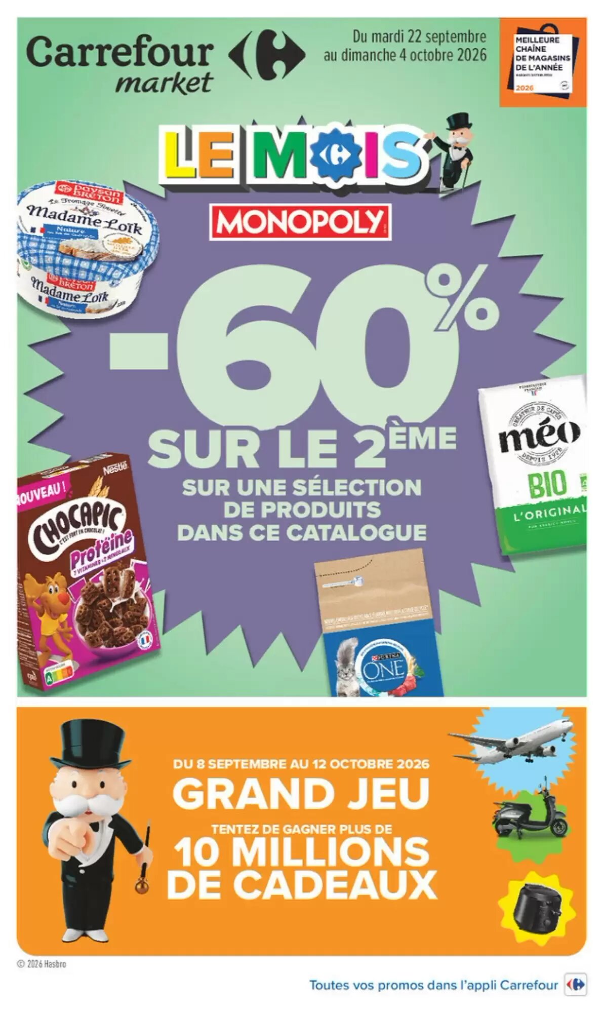 Prospectus promotionnel Carrefour Market valable à partir du 22/09/2026 - Page 1.