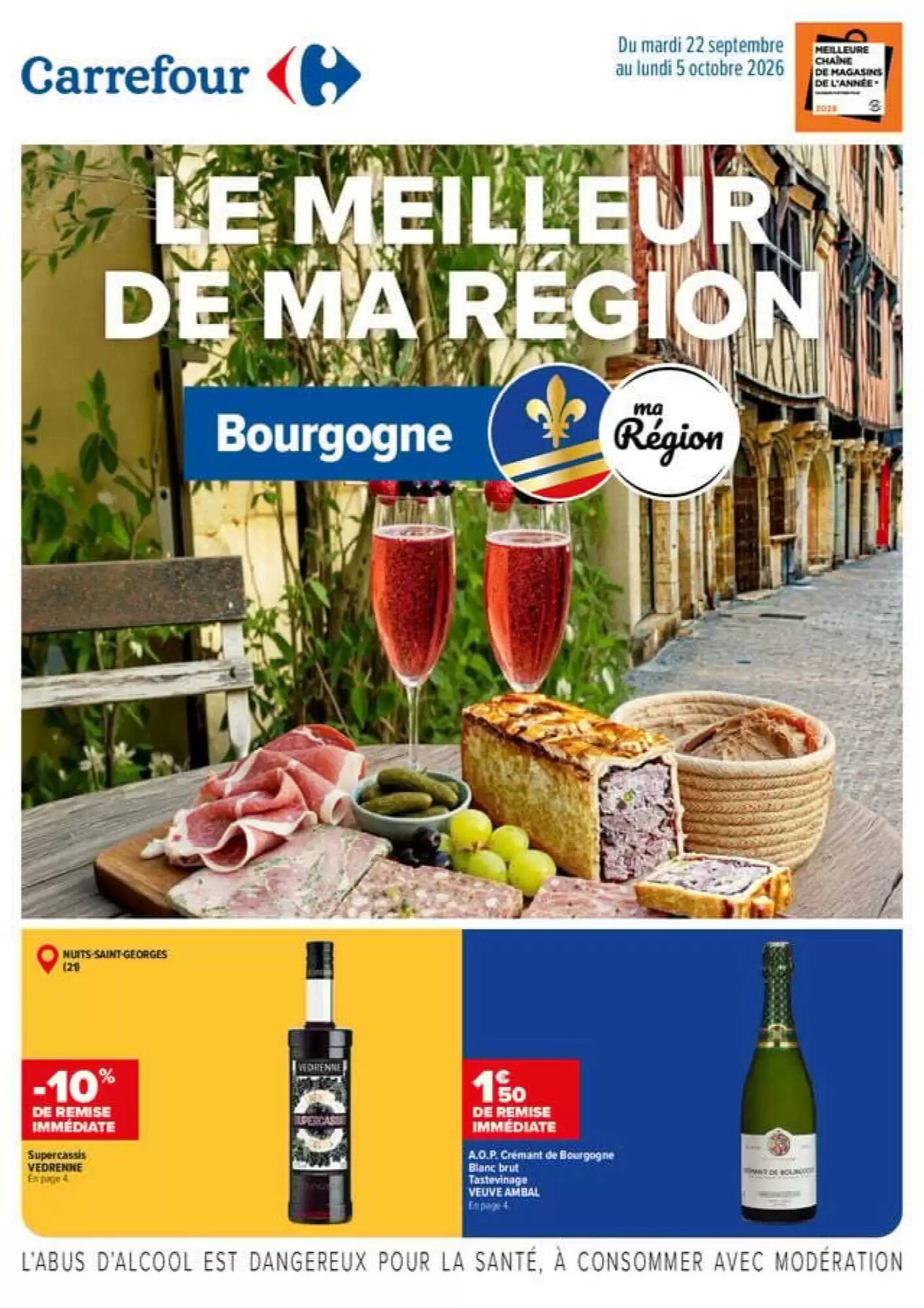 Prospectus promotionnel Carrefour valable à partir du 22/09/2026 - Page 1.