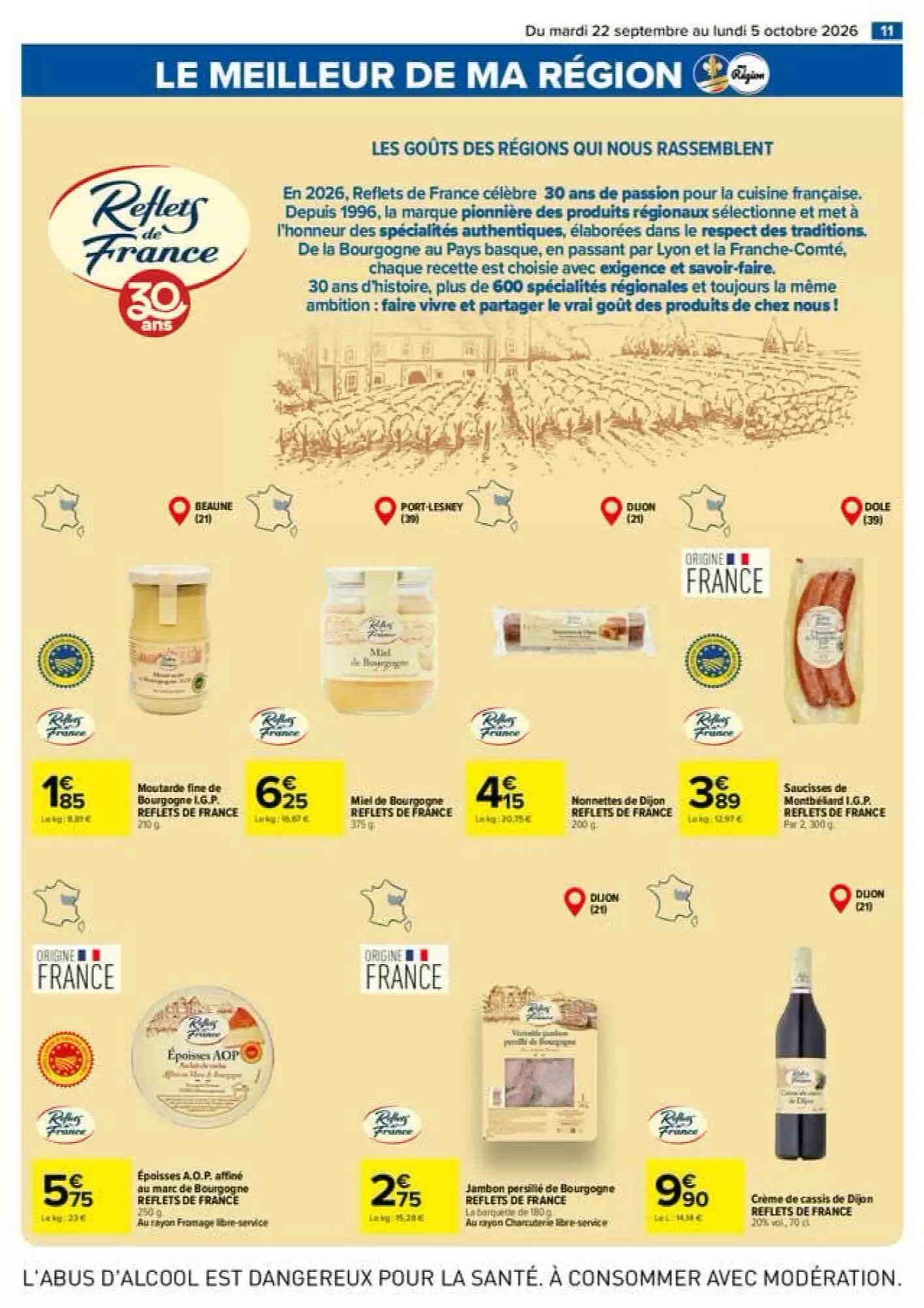 Prospectus promotionnel Carrefour valable à partir du 22/09/2026 - Page 11.