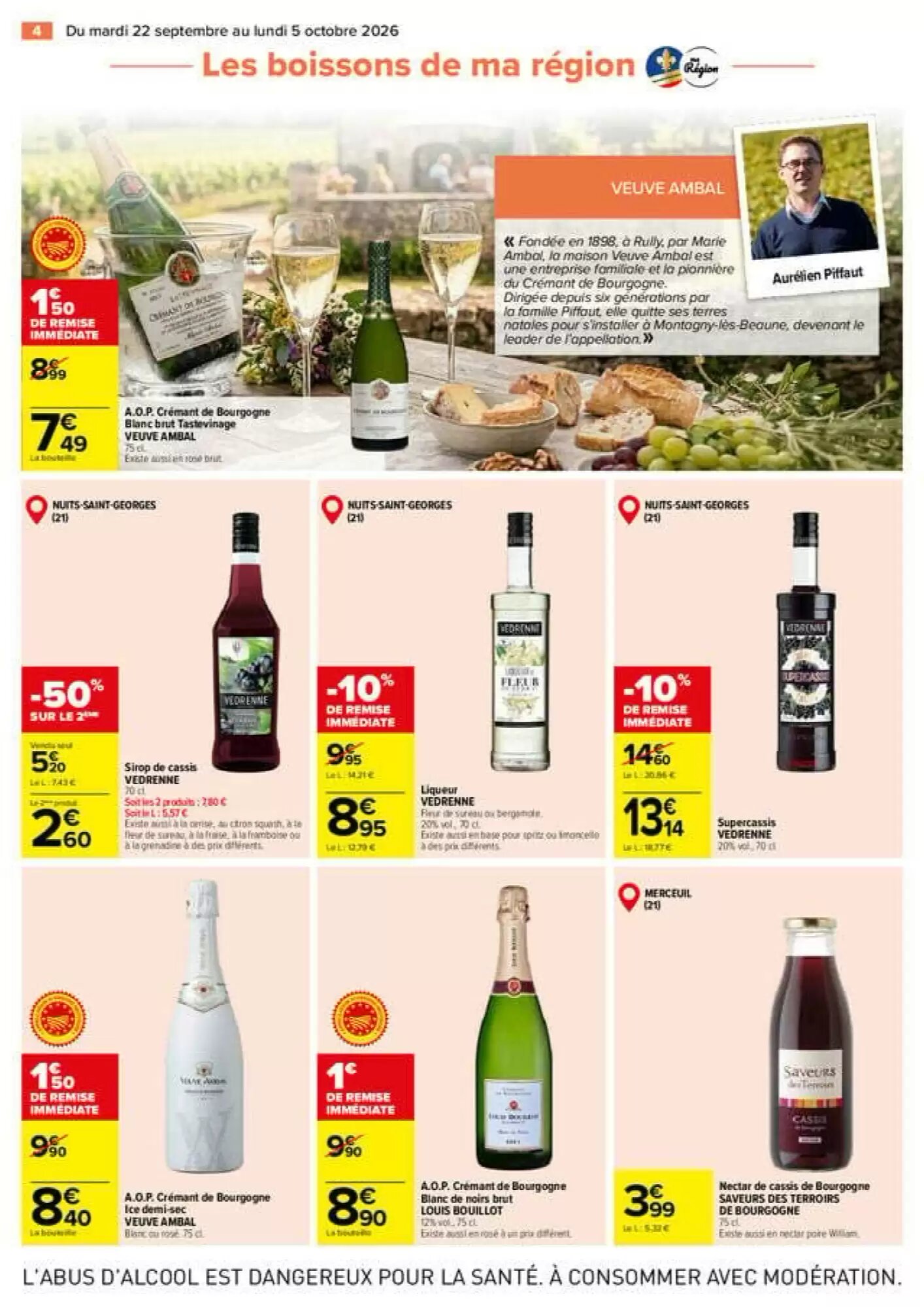 Prospectus promotionnel Carrefour valable à partir du 22/09/2026 - Page 4.