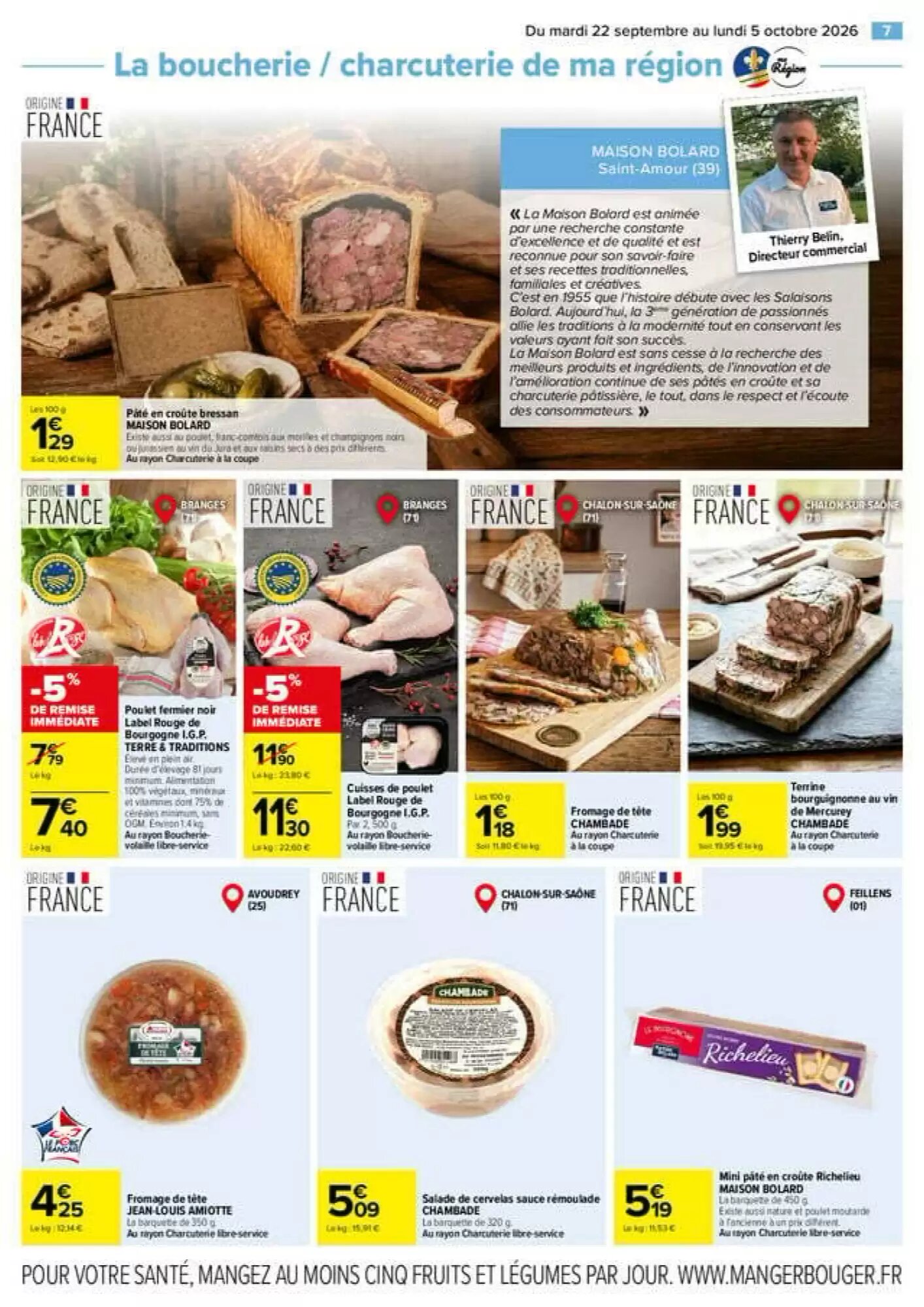Prospectus promotionnel Carrefour valable à partir du 22/09/2026 - Page 7.