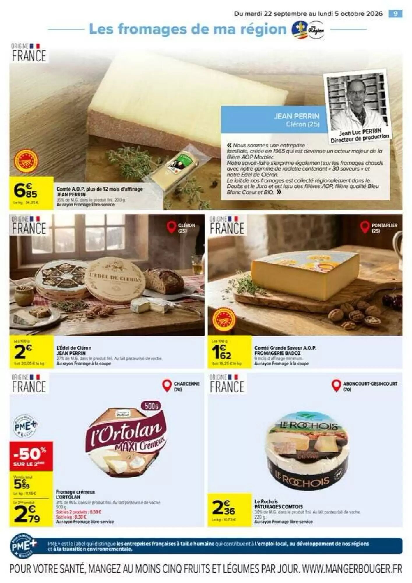 Prospectus promotionnel Carrefour valable à partir du 22/09/2026 - Page 9.