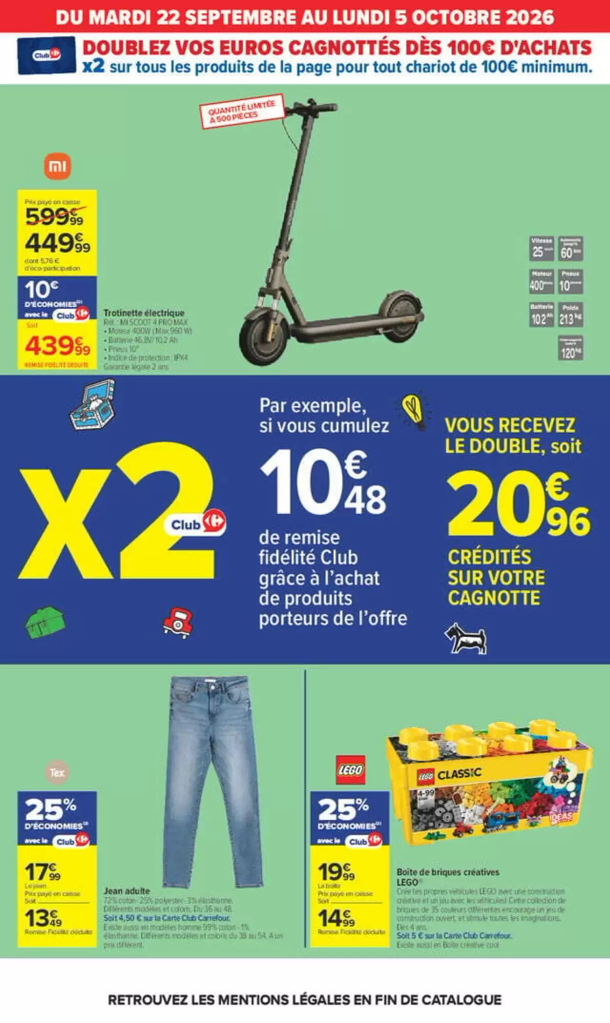 Prospectus promotionnel Carrefour valable à partir du 22/09/2026 - Page 11.