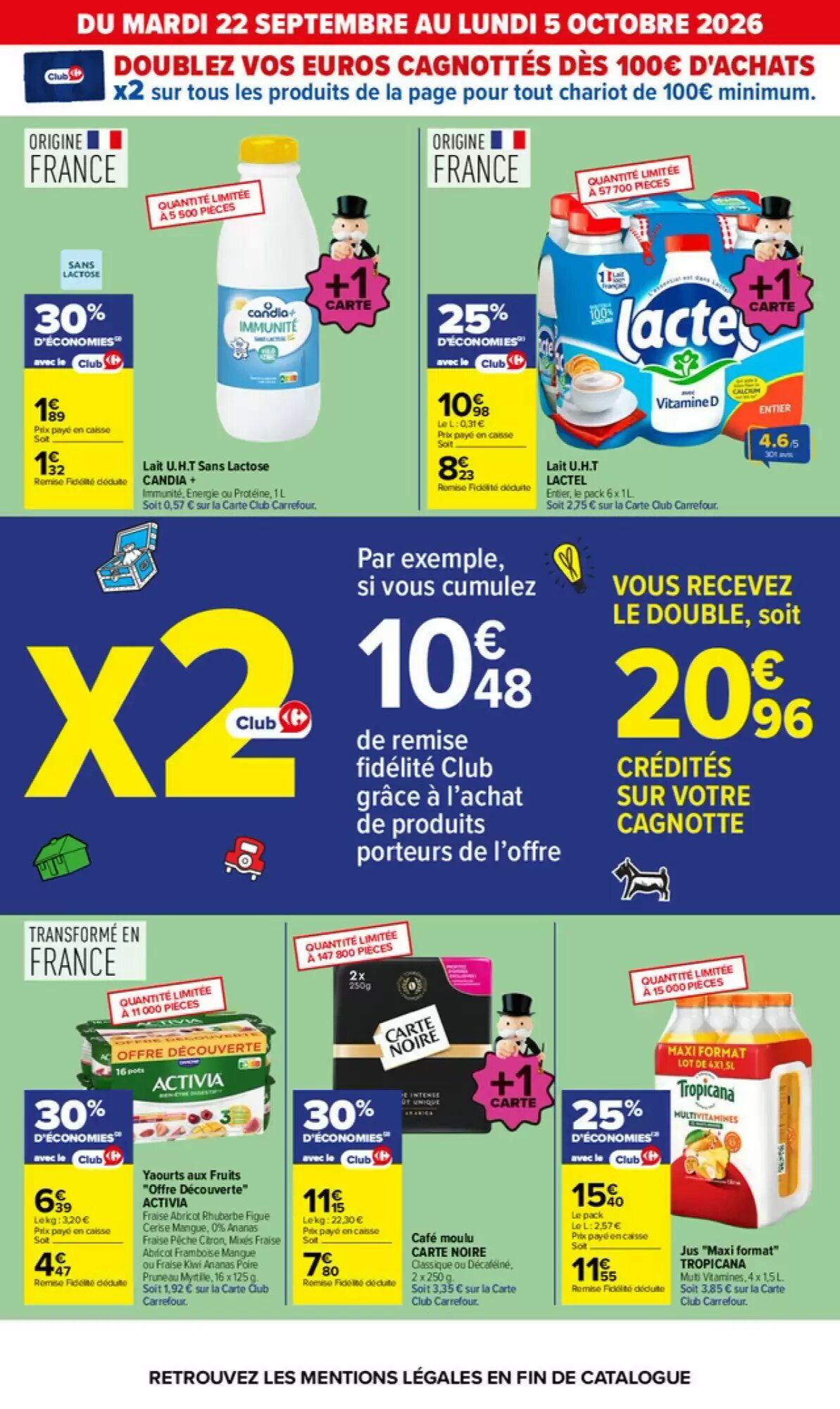 Prospectus promotionnel Carrefour valable à partir du 22/09/2026 - Page 12.