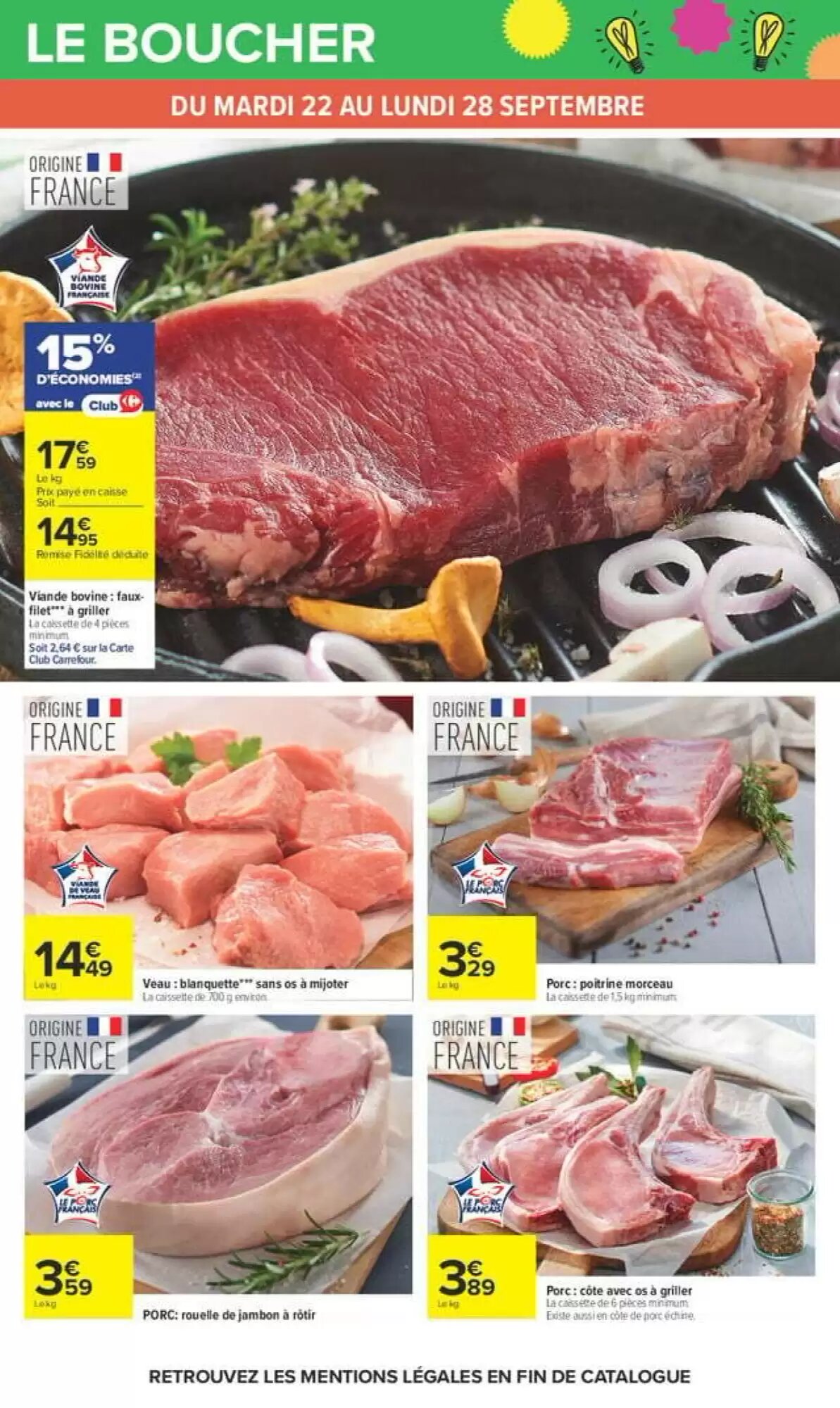 Prospectus promotionnel Carrefour valable à partir du 22/09/2026 - Page 30.
