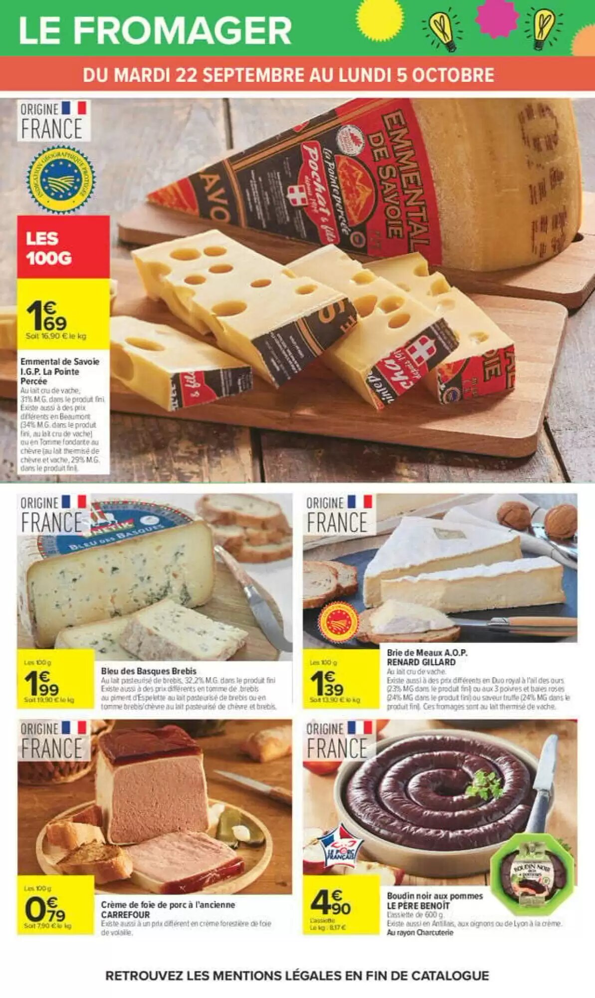 Prospectus promotionnel Carrefour valable à partir du 22/09/2026 - Page 34.