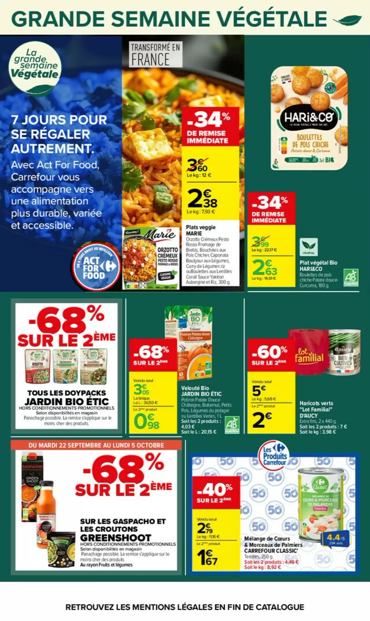 Prospectus promotionnel Carrefour valable à partir du 22/09/2026 - Page 38.