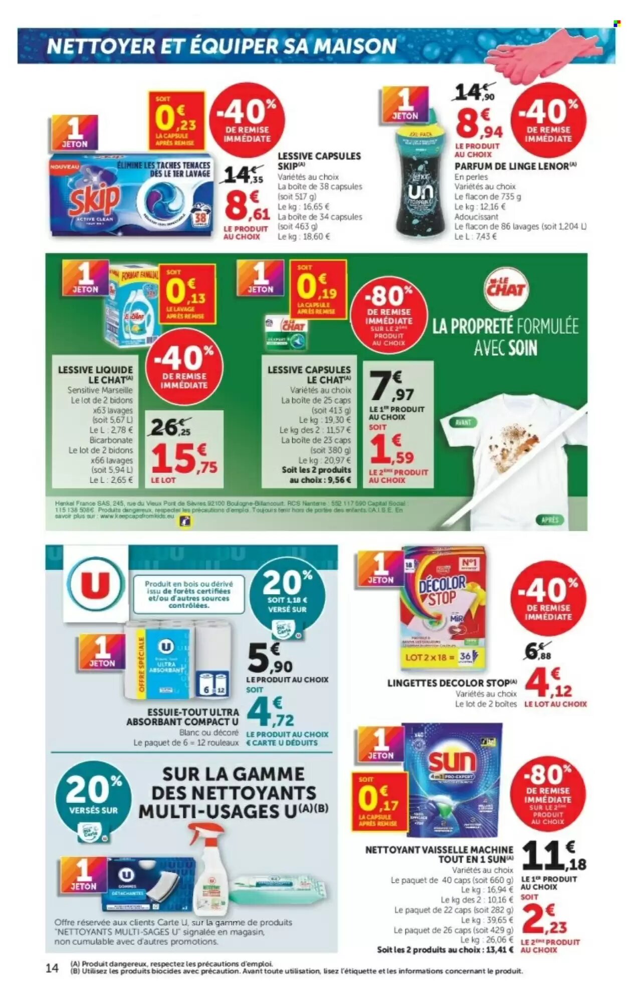 Prospectus promotionnel Hyper U valable à partir du 22/09/2026 - Page 14.