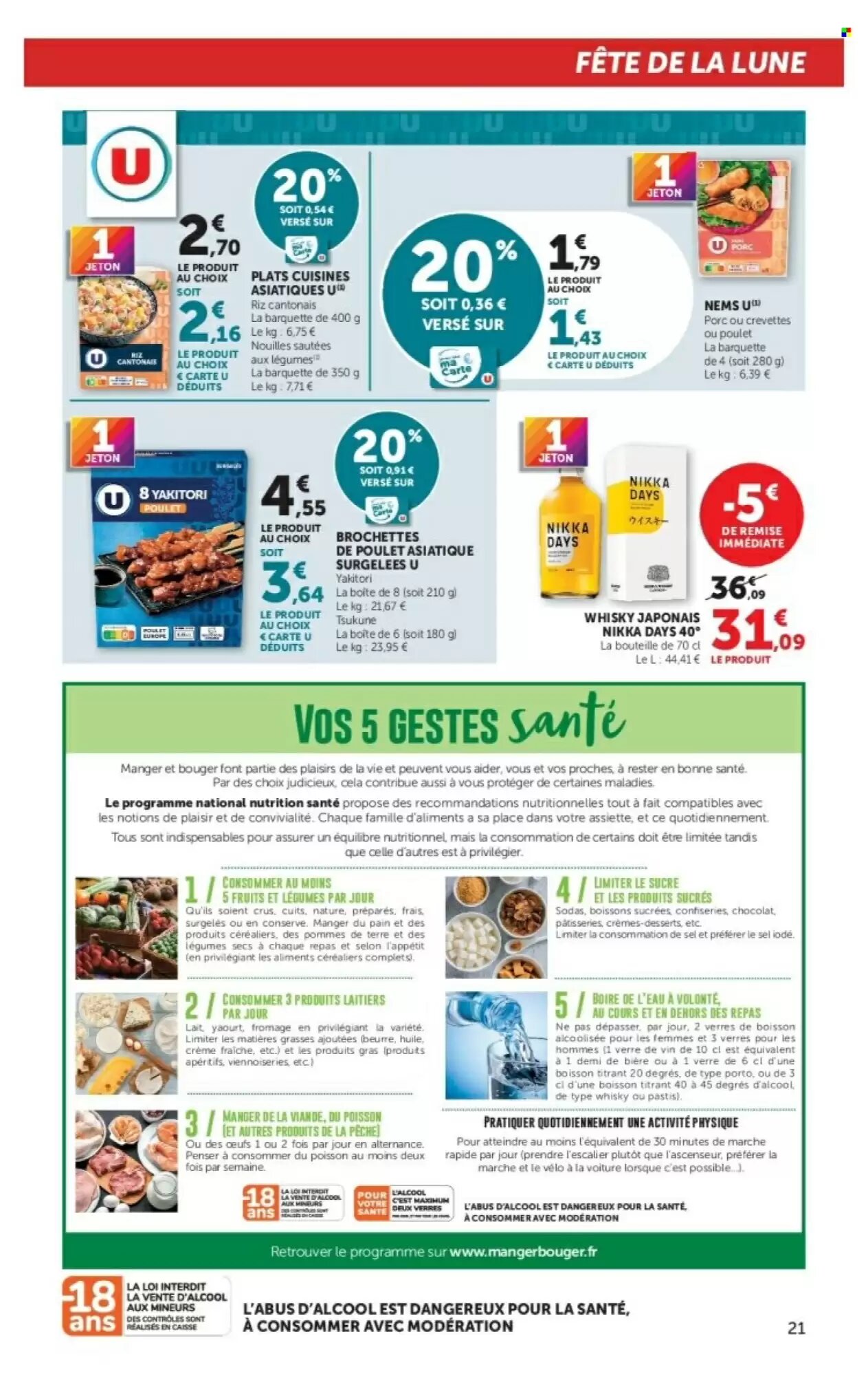 Prospectus promotionnel Hyper U valable à partir du 22/09/2026 - Page 21.