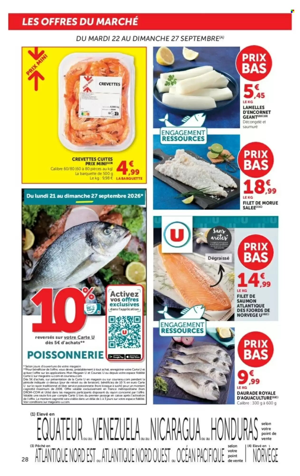 Prospectus promotionnel Hyper U valable à partir du 22/09/2026 - Page 28.