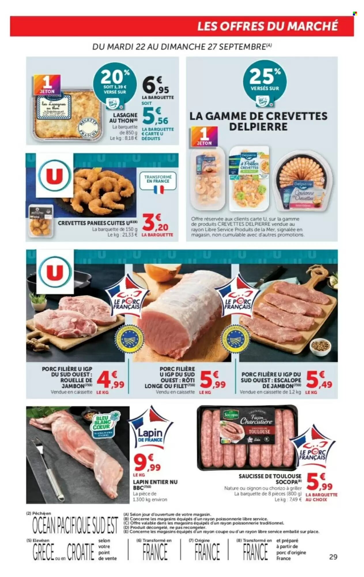 Prospectus promotionnel Hyper U valable à partir du 22/09/2026 - Page 29.