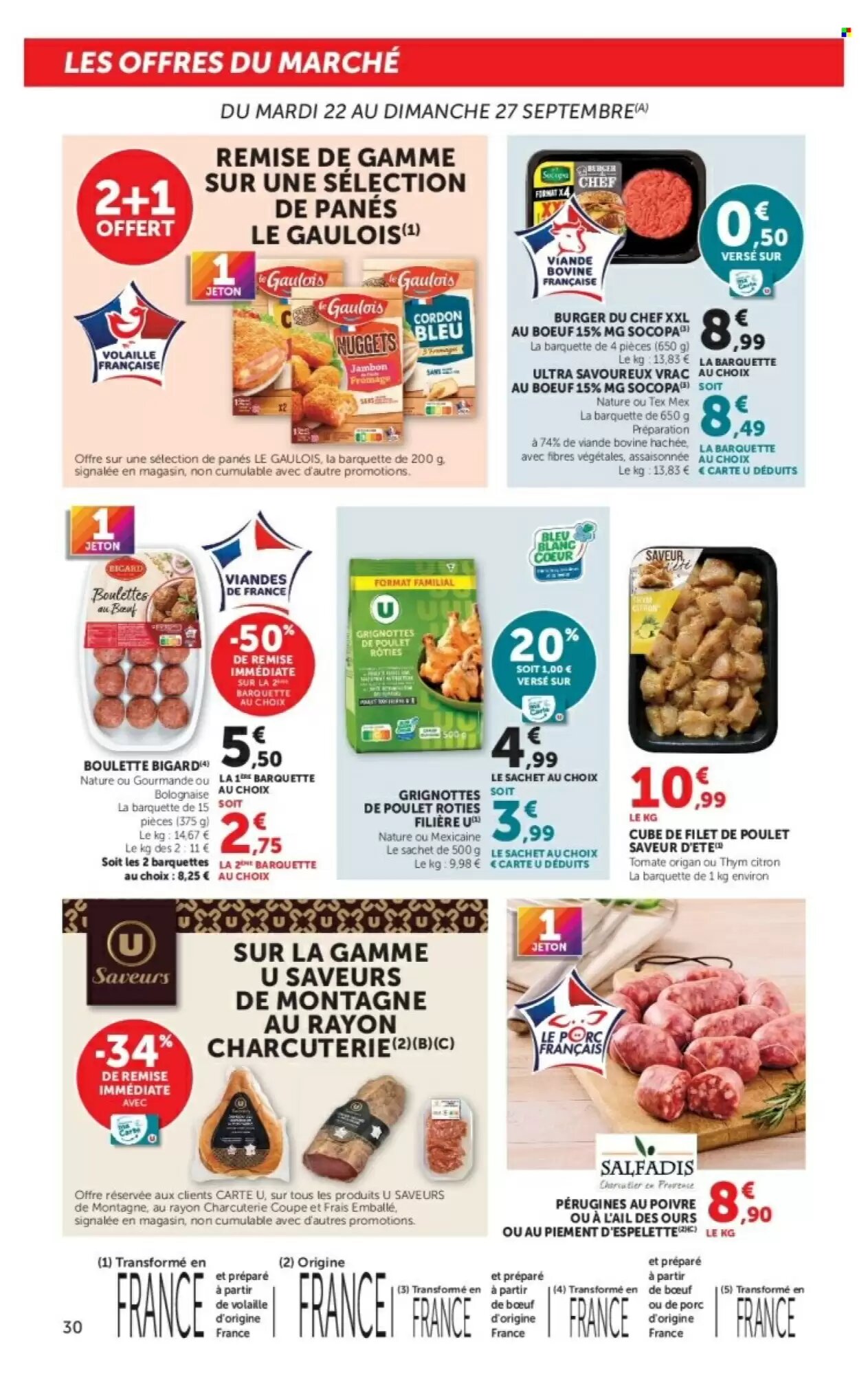 Prospectus promotionnel Hyper U valable à partir du 22/09/2026 - Page 30.