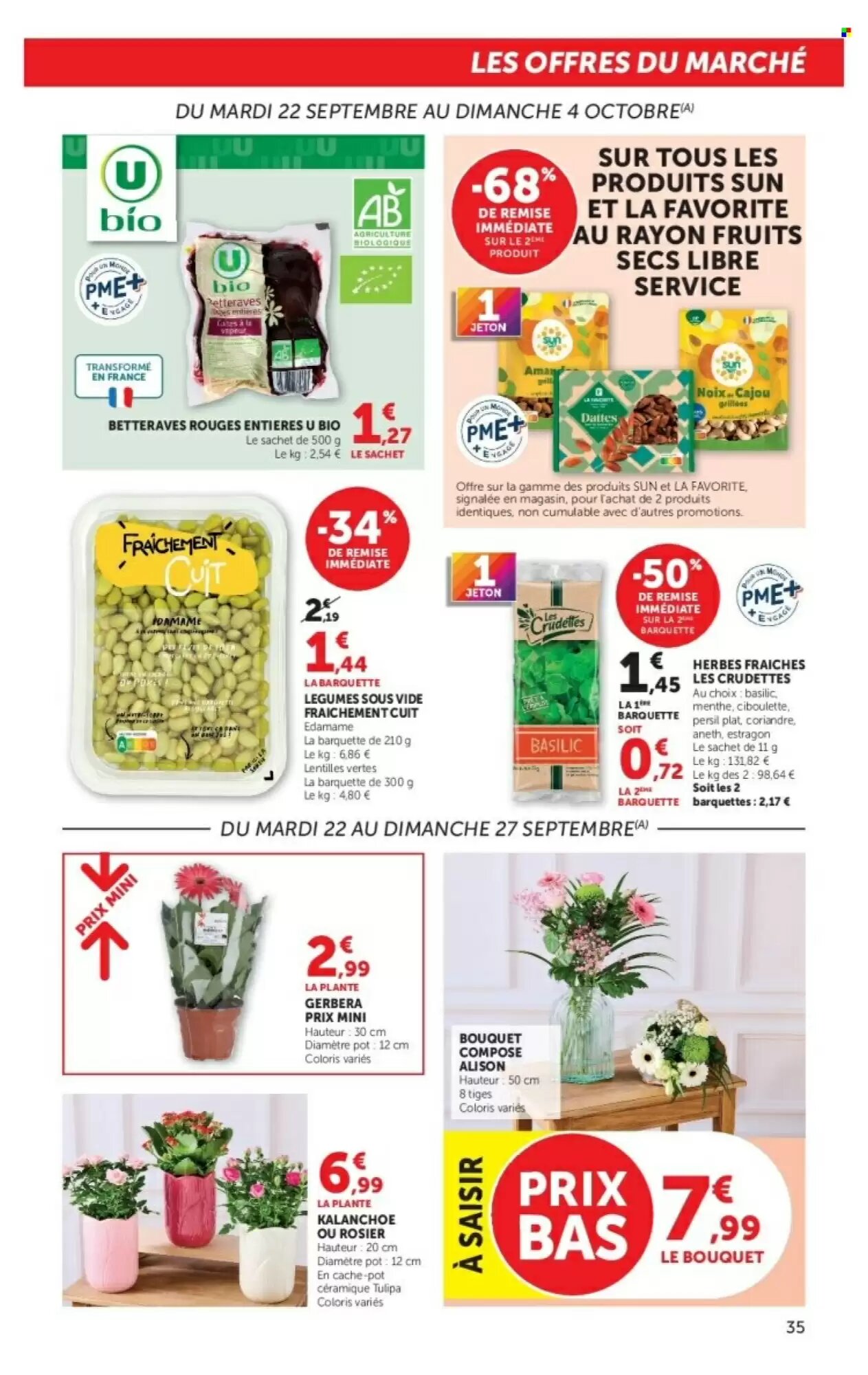 Prospectus promotionnel Hyper U valable à partir du 22/09/2026 - Page 35.