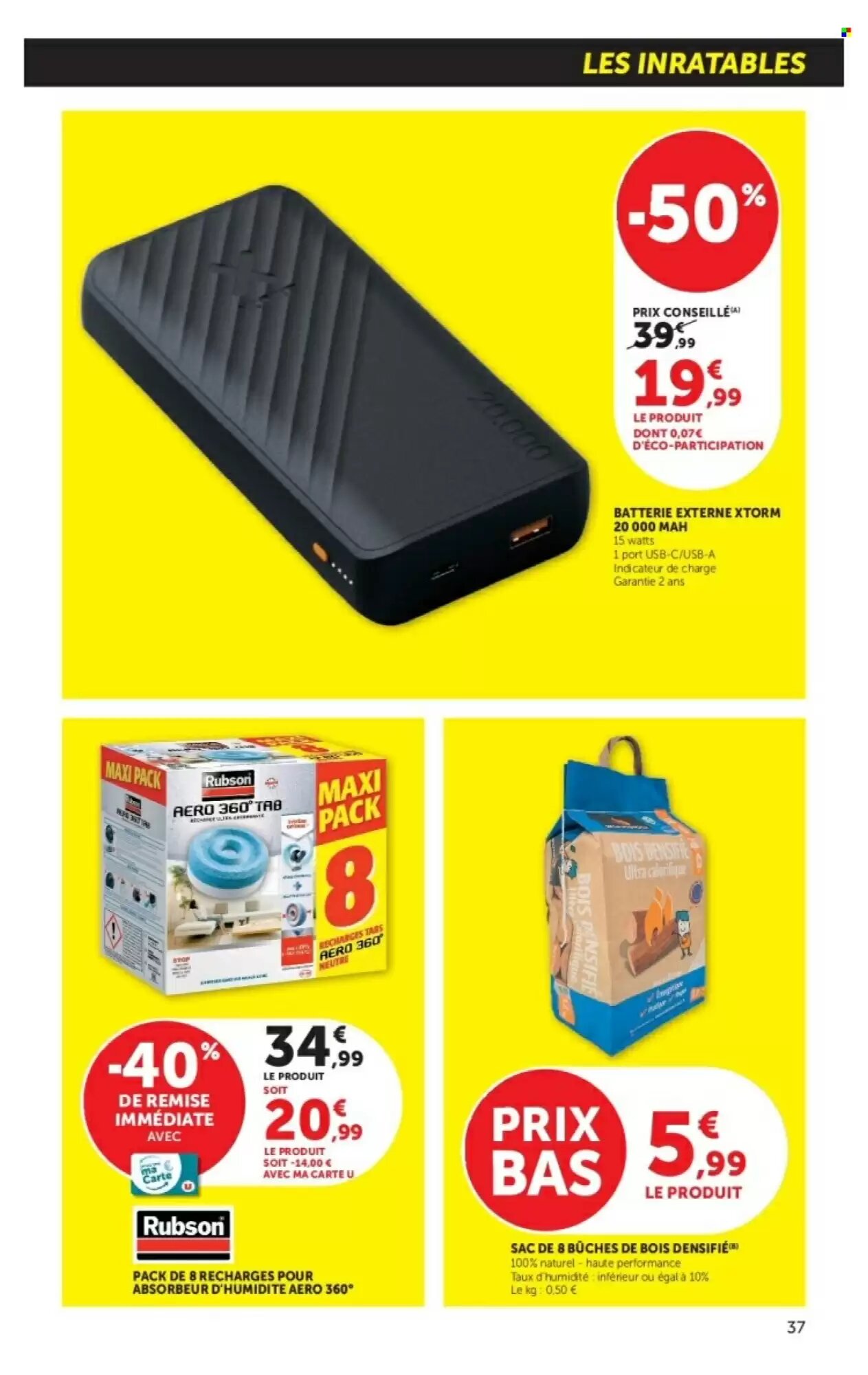 Prospectus promotionnel Hyper U valable à partir du 22/09/2026 - Page 37.