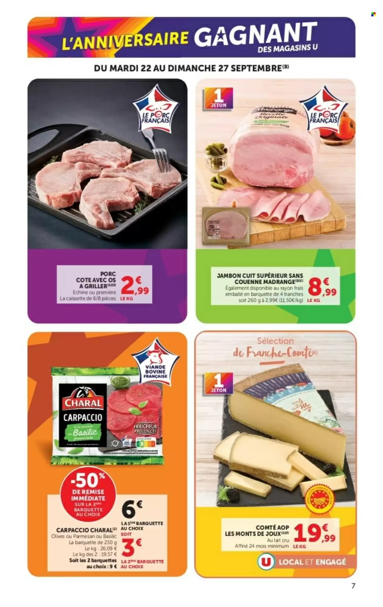 Prospectus promotionnel Hyper U valable à partir du 22/09/2026 - Page 7.