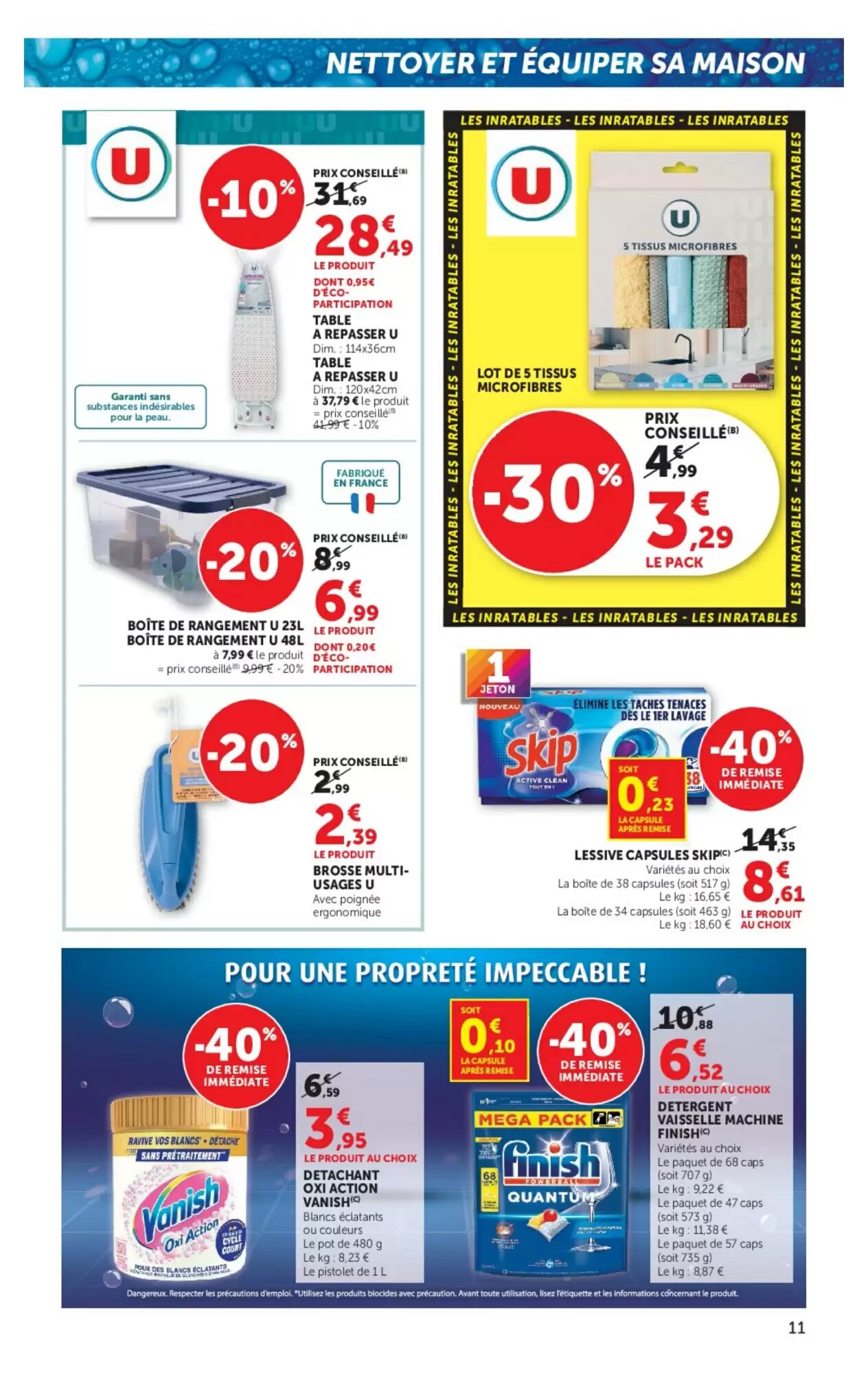 Prospectus promotionnel Super U valable à partir du 22/09/2026 - Page 11.