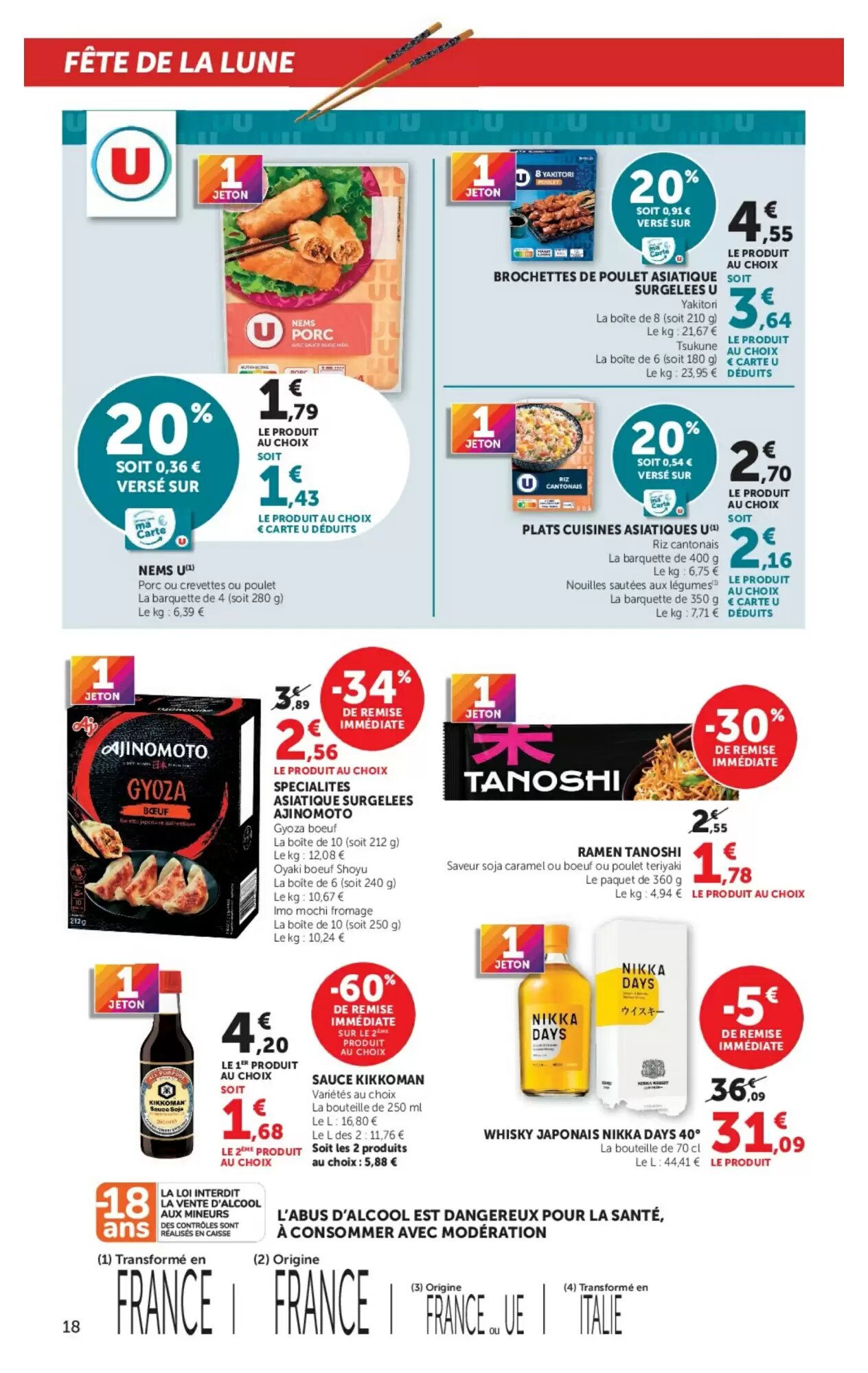 Prospectus promotionnel Super U valable à partir du 22/09/2026 - Page 18.