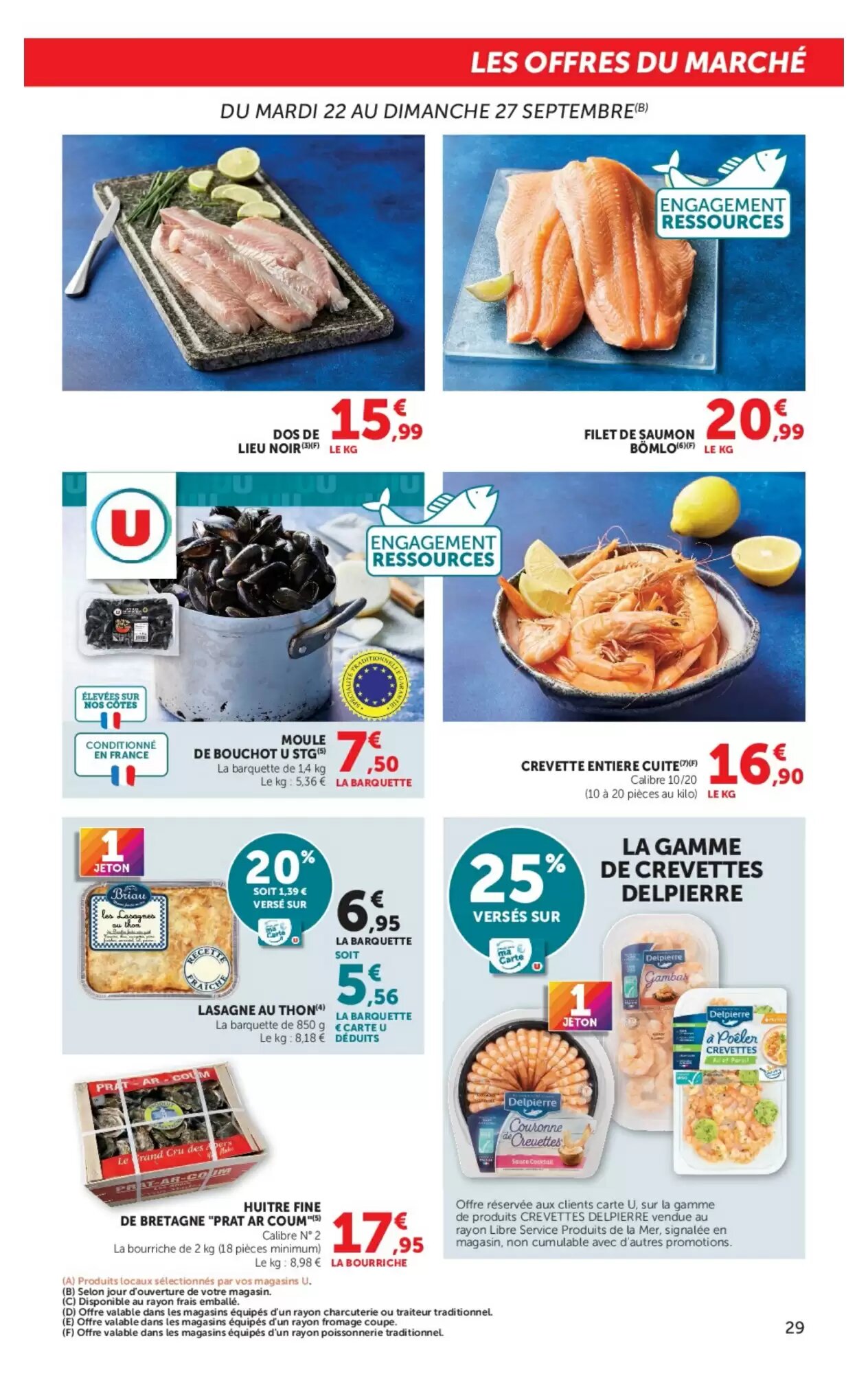 Prospectus promotionnel Super U valable à partir du 22/09/2026 - Page 29.
