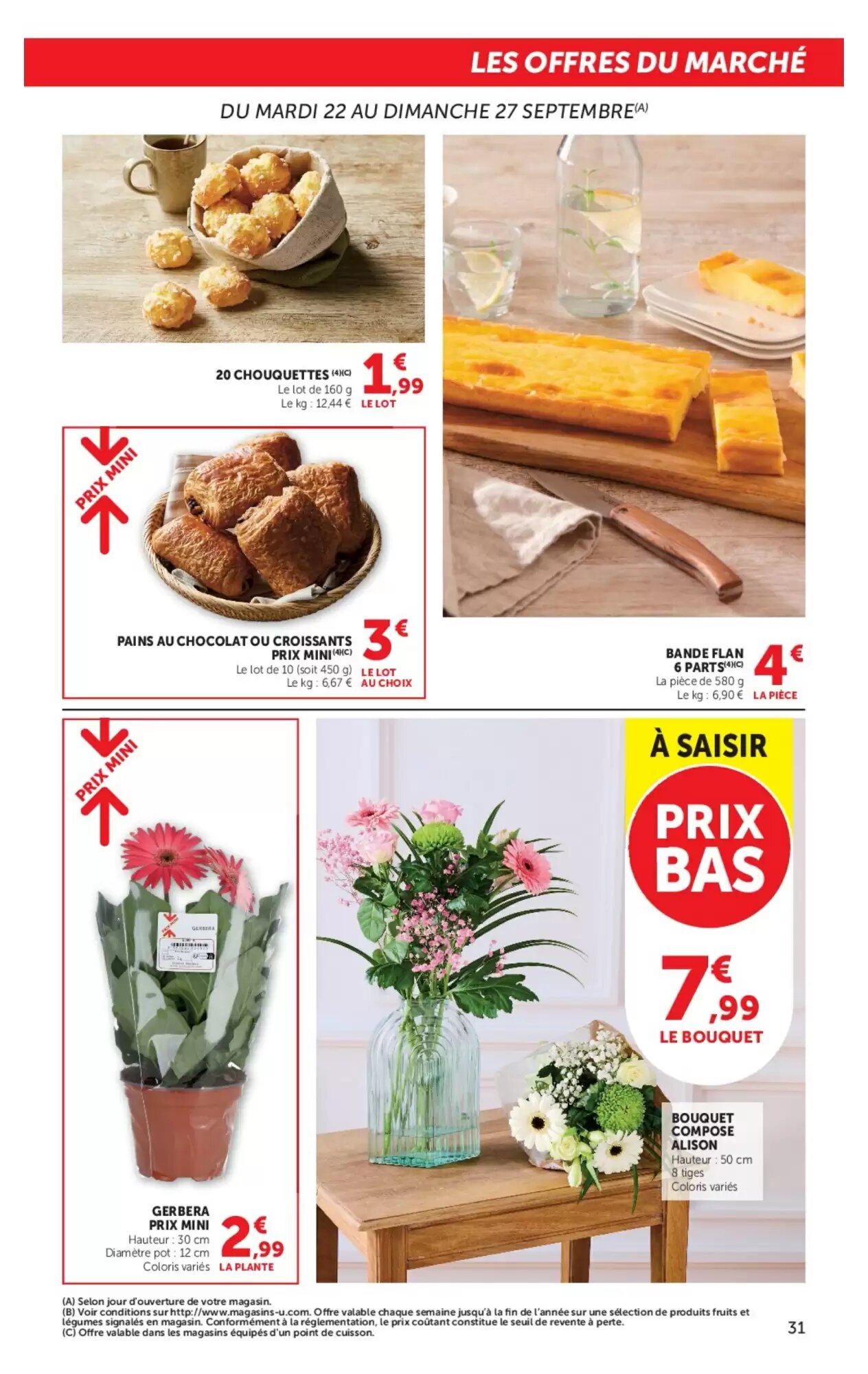 Prospectus promotionnel Super U valable à partir du 22/09/2026 - Page 31.
