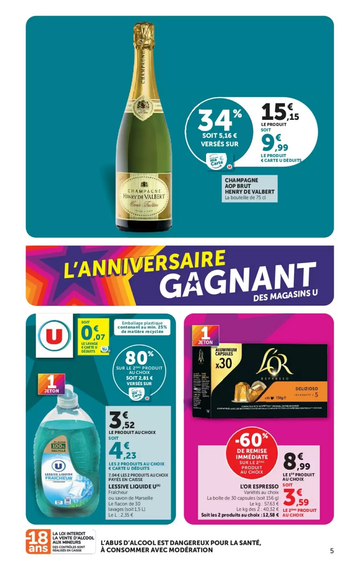 Prospectus promotionnel Super U valable à partir du 22/09/2026 - Page 5.