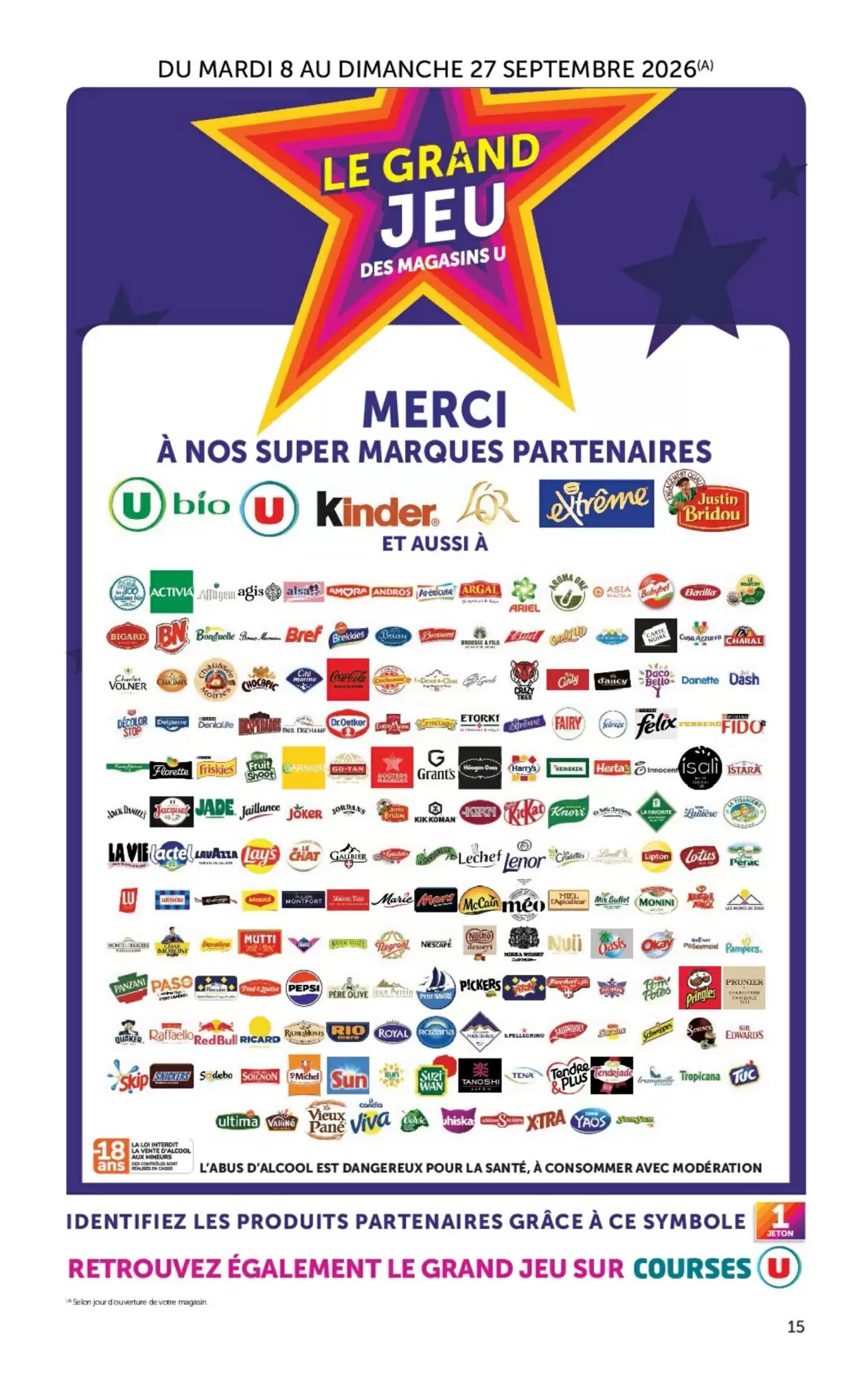 Prospectus promotionnel U Express valable à partir du 22/09/2026 - Page 15.