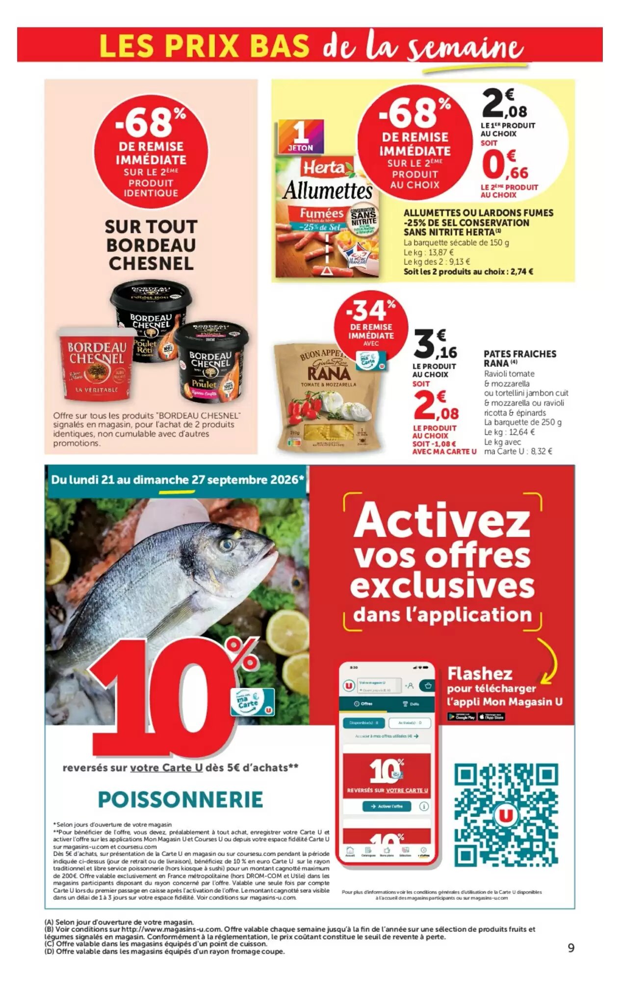 Prospectus promotionnel U Express valable à partir du 22/09/2026 - Page 9.