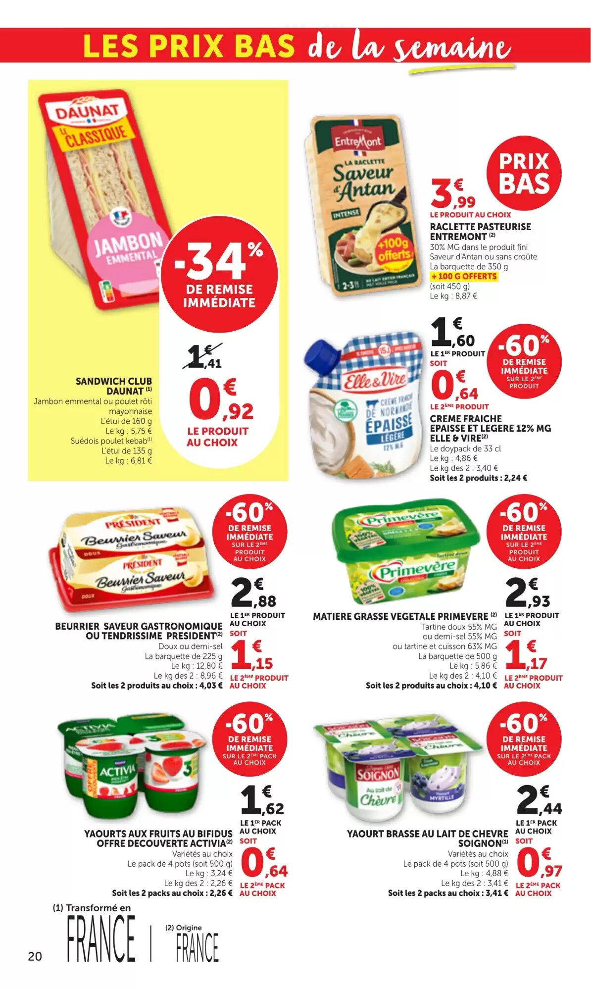 Prospectus promotionnel Bi1 valable à partir du 22/09/2026 - Page 20.