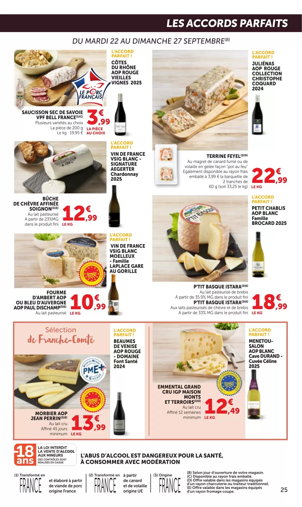 Prospectus promotionnel Bi1 valable à partir du 22/09/2026 - Page 25.