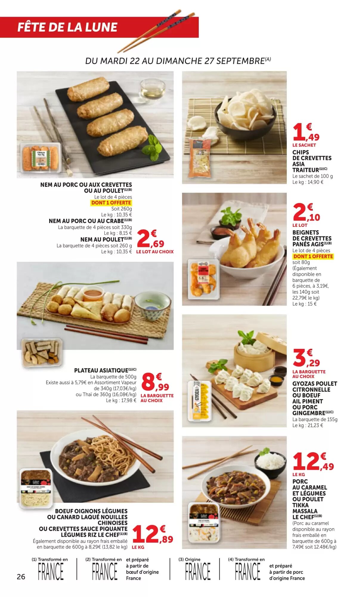 Prospectus promotionnel Bi1 valable à partir du 22/09/2026 - Page 26.