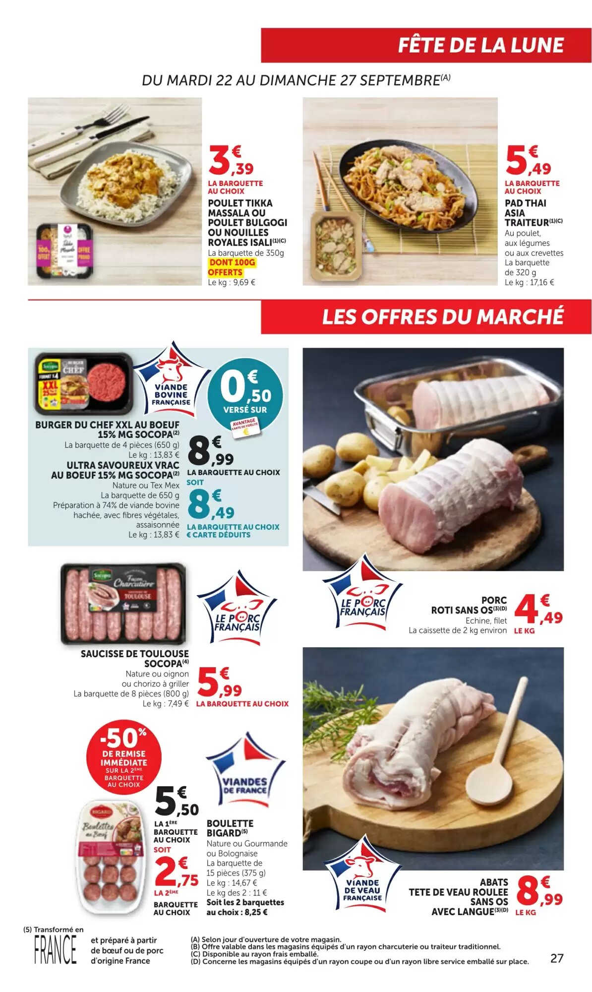 Prospectus promotionnel Bi1 valable à partir du 22/09/2026 - Page 27.