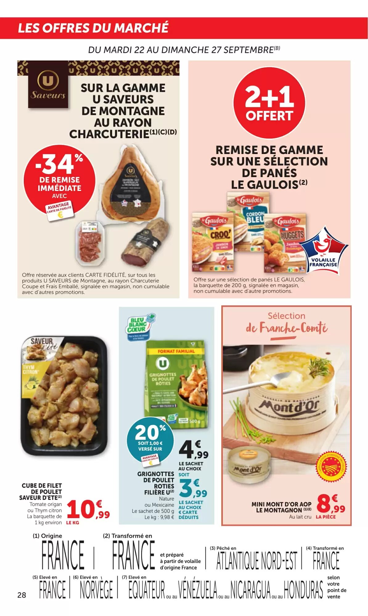 Prospectus promotionnel Bi1 valable à partir du 22/09/2026 - Page 28.