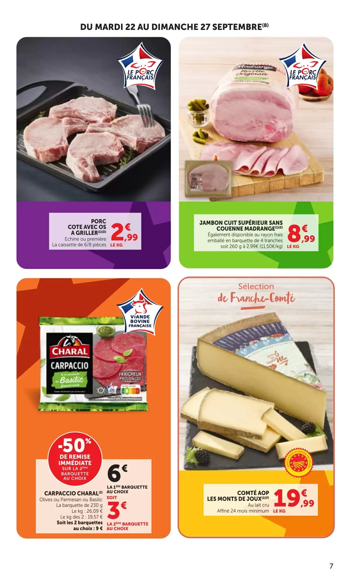 Prospectus promotionnel Bi1 valable à partir du 22/09/2026 - Page 7.