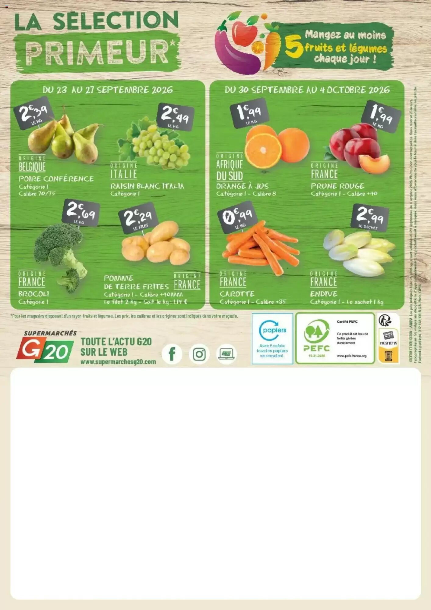 Prospectus promotionnel Auchan valable à partir du 22/09/2026 - Page 20.
