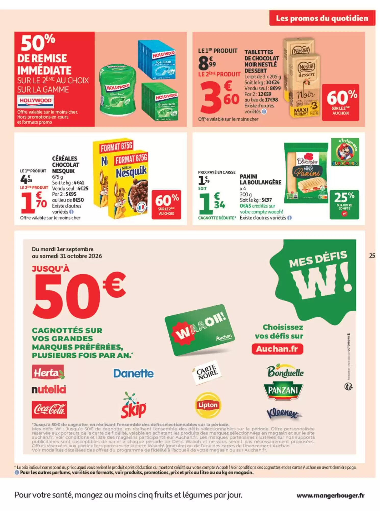 Prospectus promotionnel Auchan valable à partir du 22/09/2026 - Page 25.