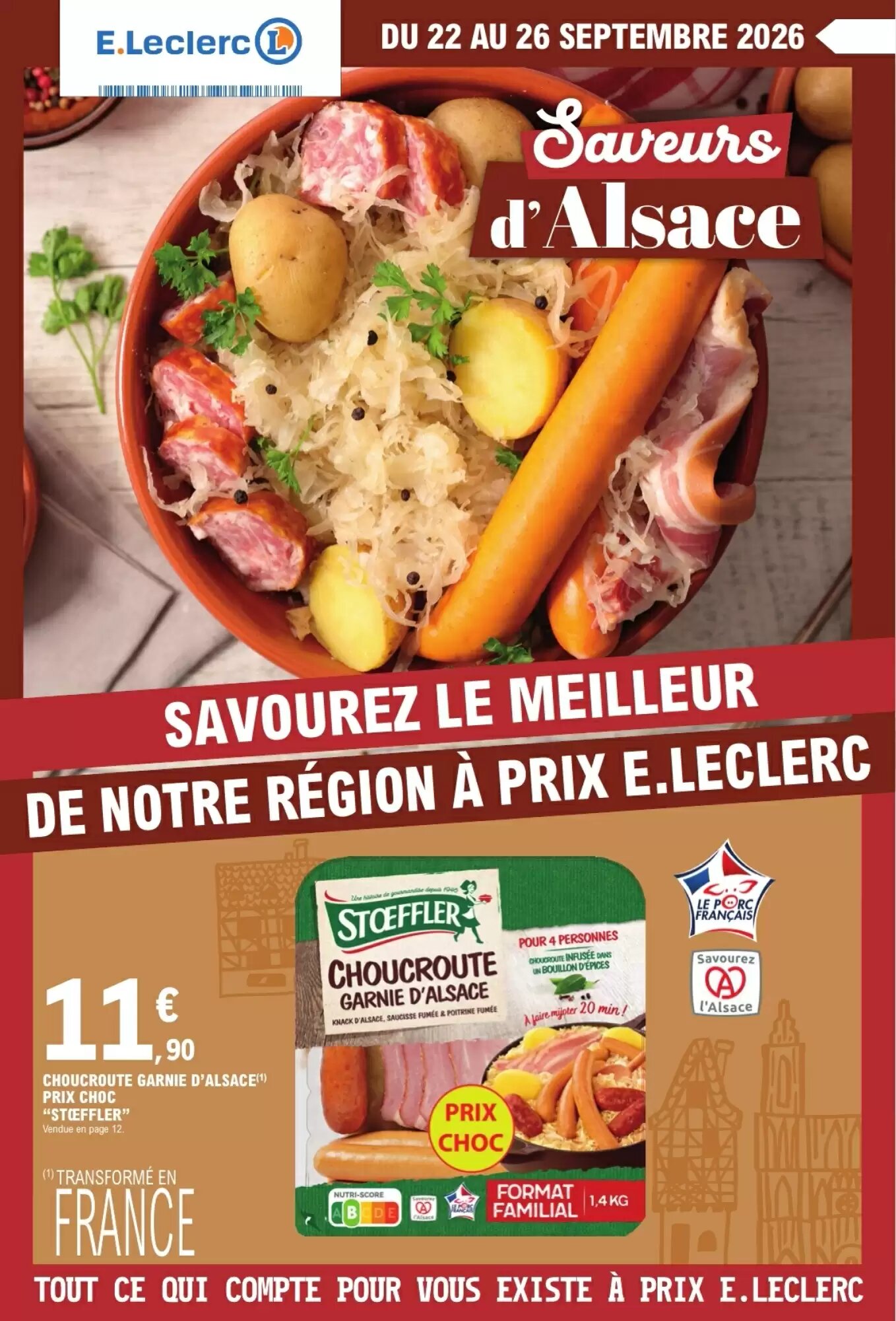 Prospectus promotionnel Auchan valable à partir du 22/09/2026 - Page 1.