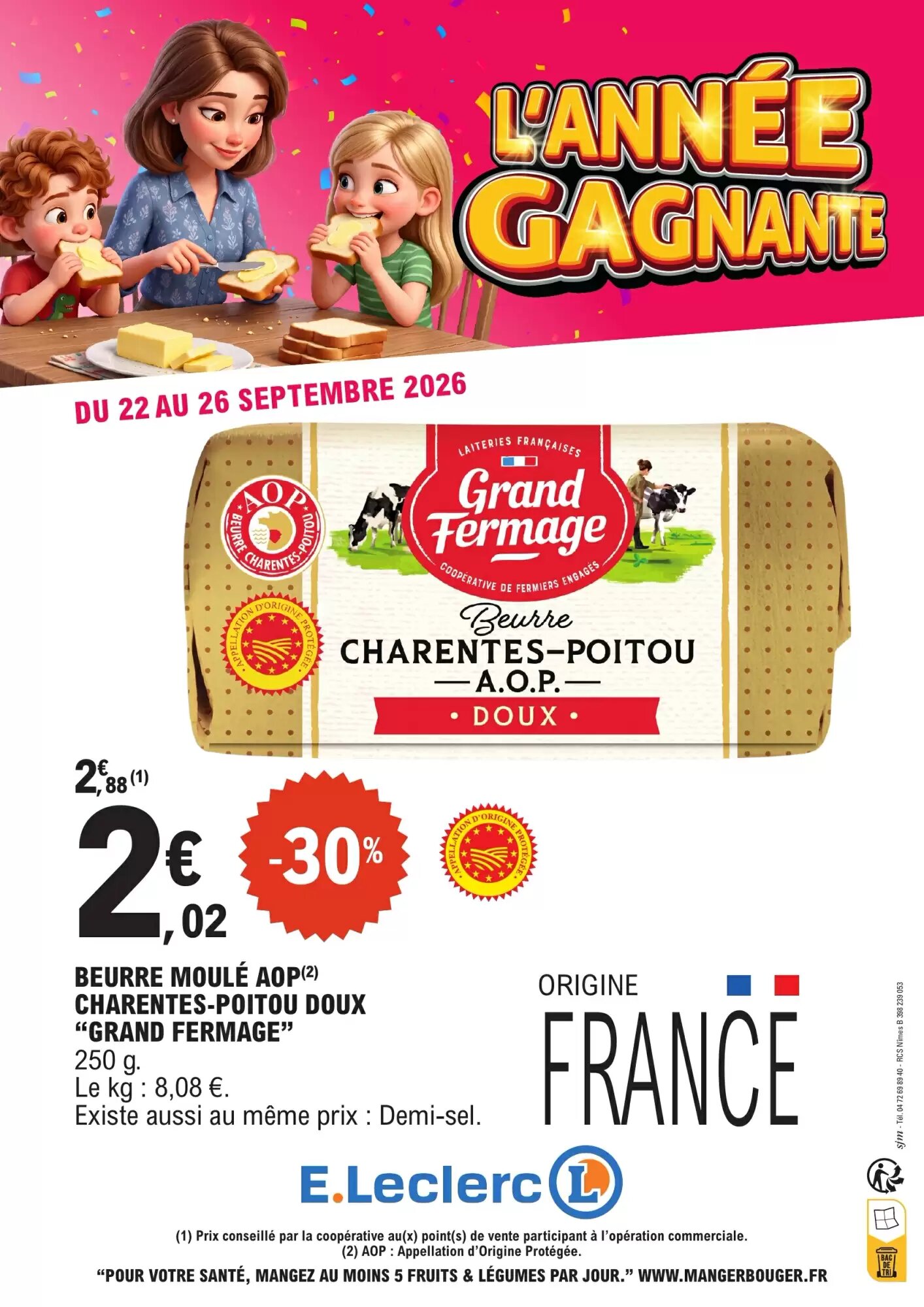 Prospectus promotionnel Auchan valable à partir du 22/09/2026 - Page 6.