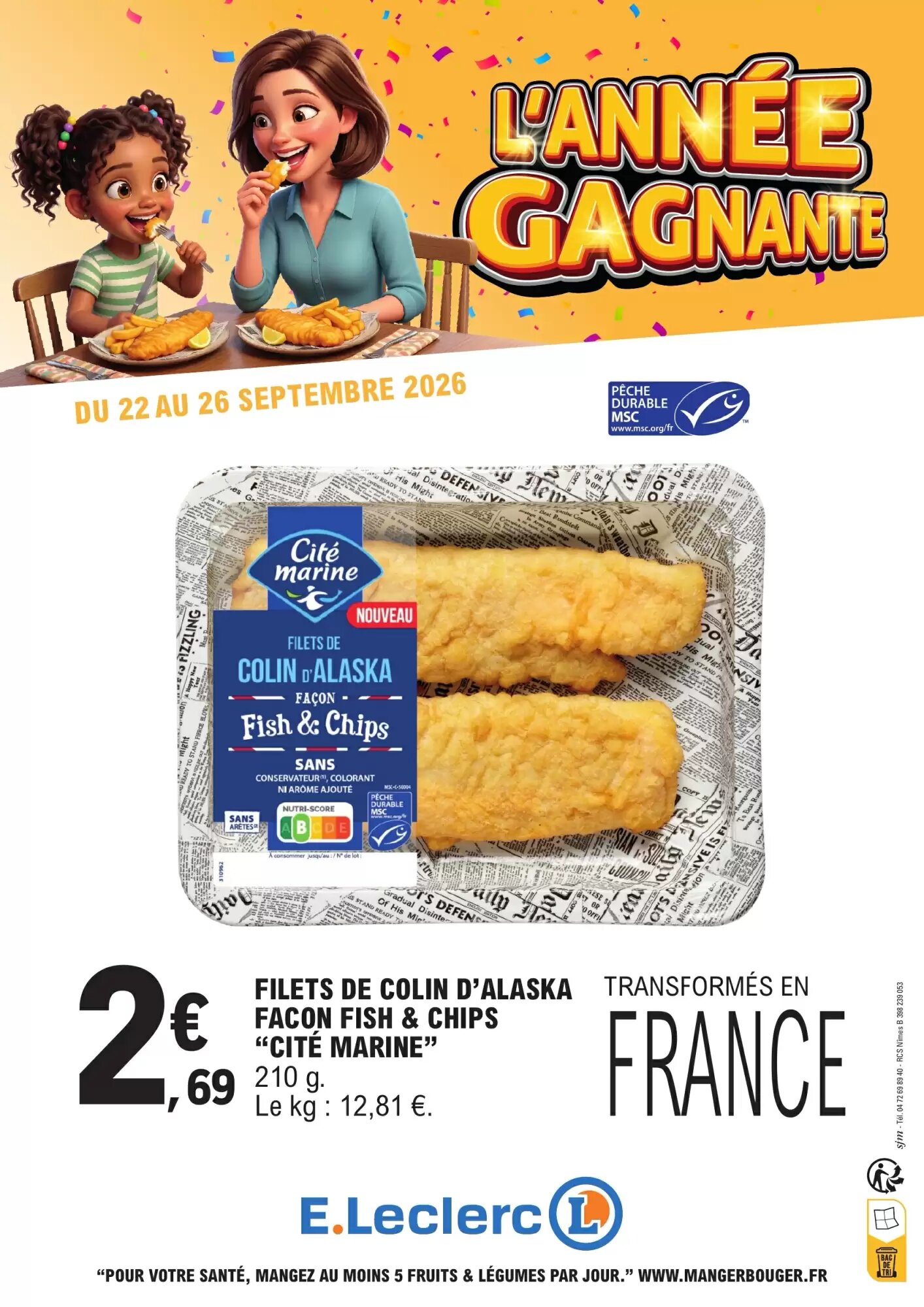 Prospectus promotionnel Auchan valable à partir du 22/09/2026 - Page 7.