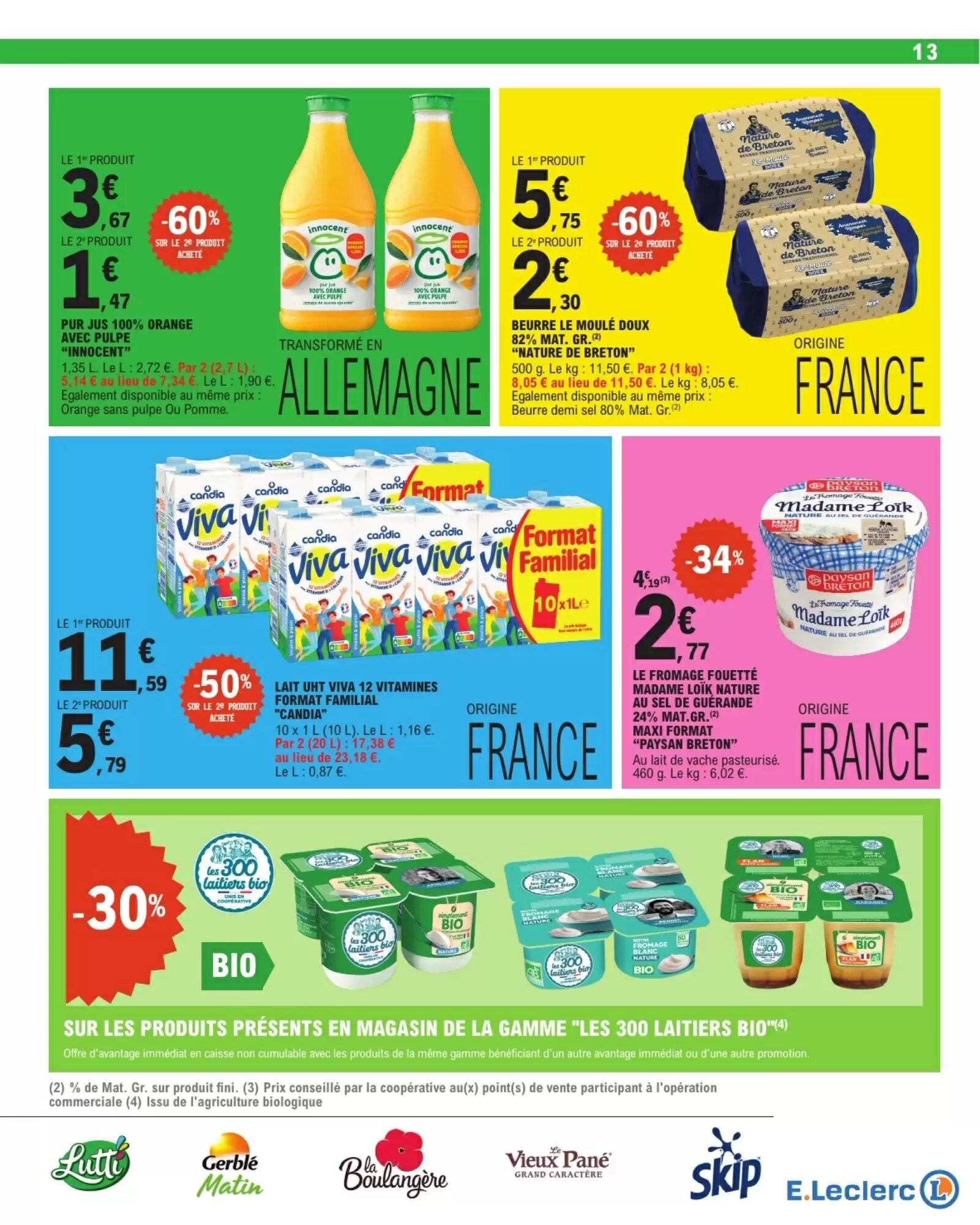 Prospectus promotionnel E.Leclerc valable à partir du 22/09/2026 - Page 13.