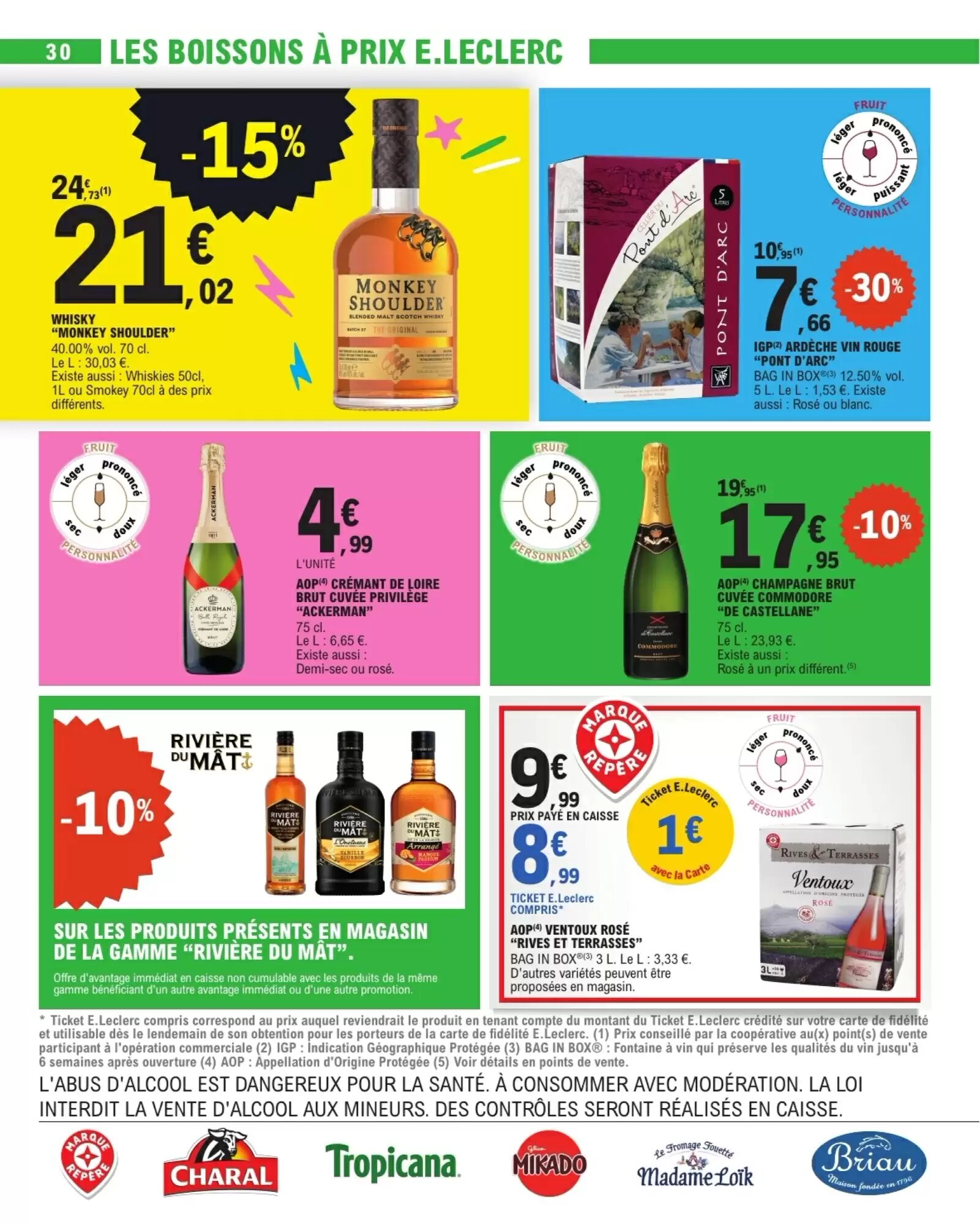 Prospectus promotionnel E.Leclerc valable à partir du 22/09/2026 - Page 30.
