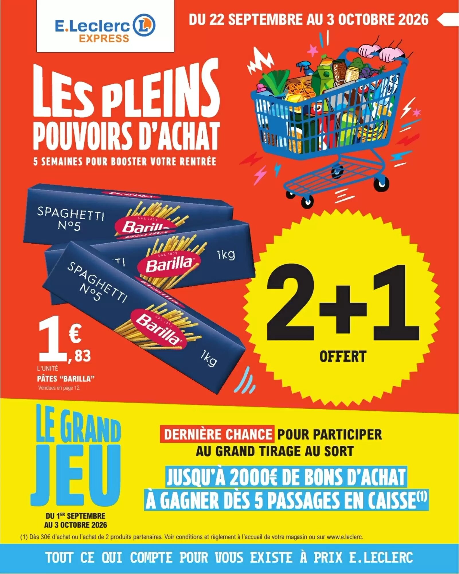 Prospectus promotionnel E.Leclerc Brico valable à partir du 22/09/2026 - Page 1.