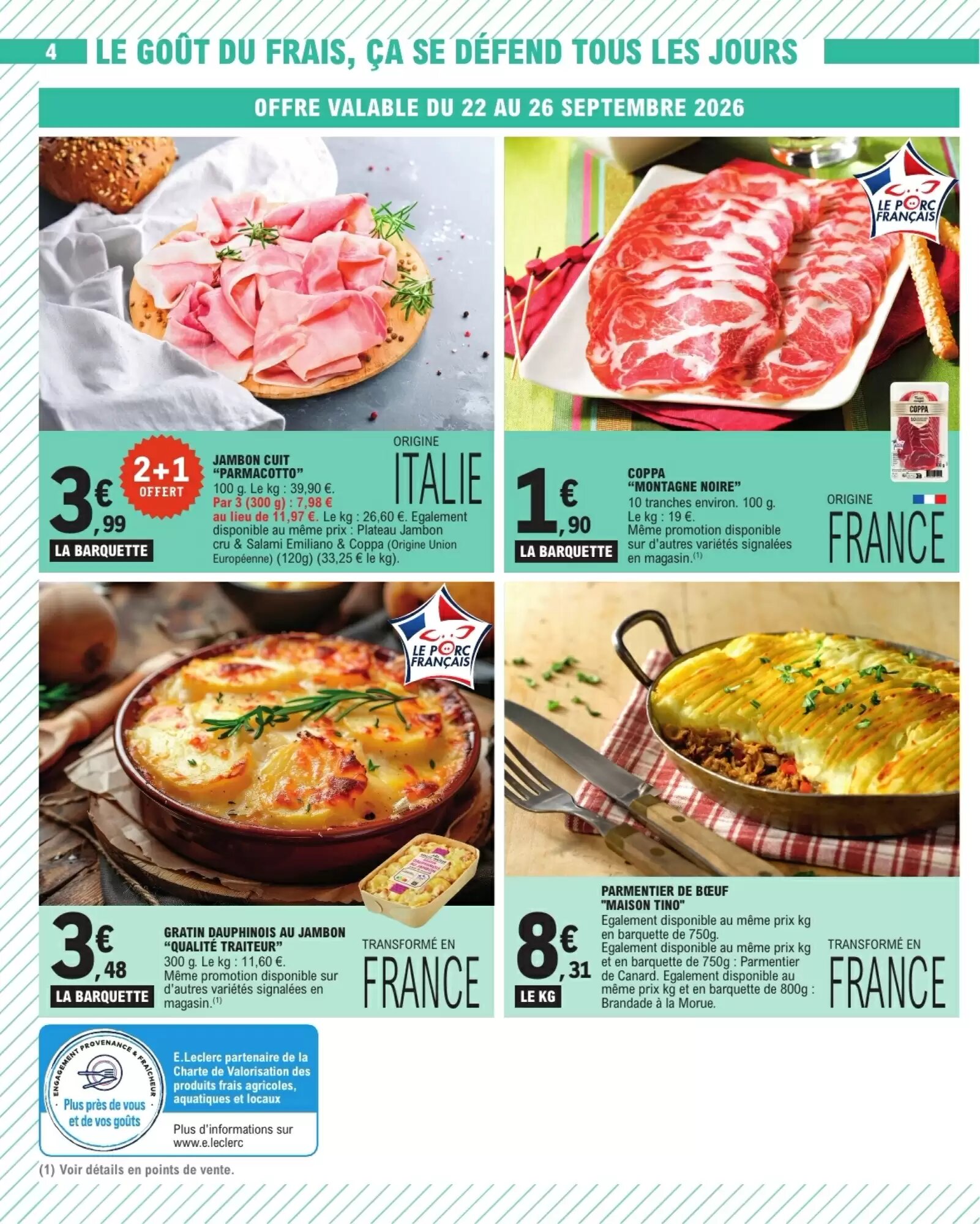 Prospectus promotionnel E.Leclerc Brico valable à partir du 22/09/2026 - Page 4.