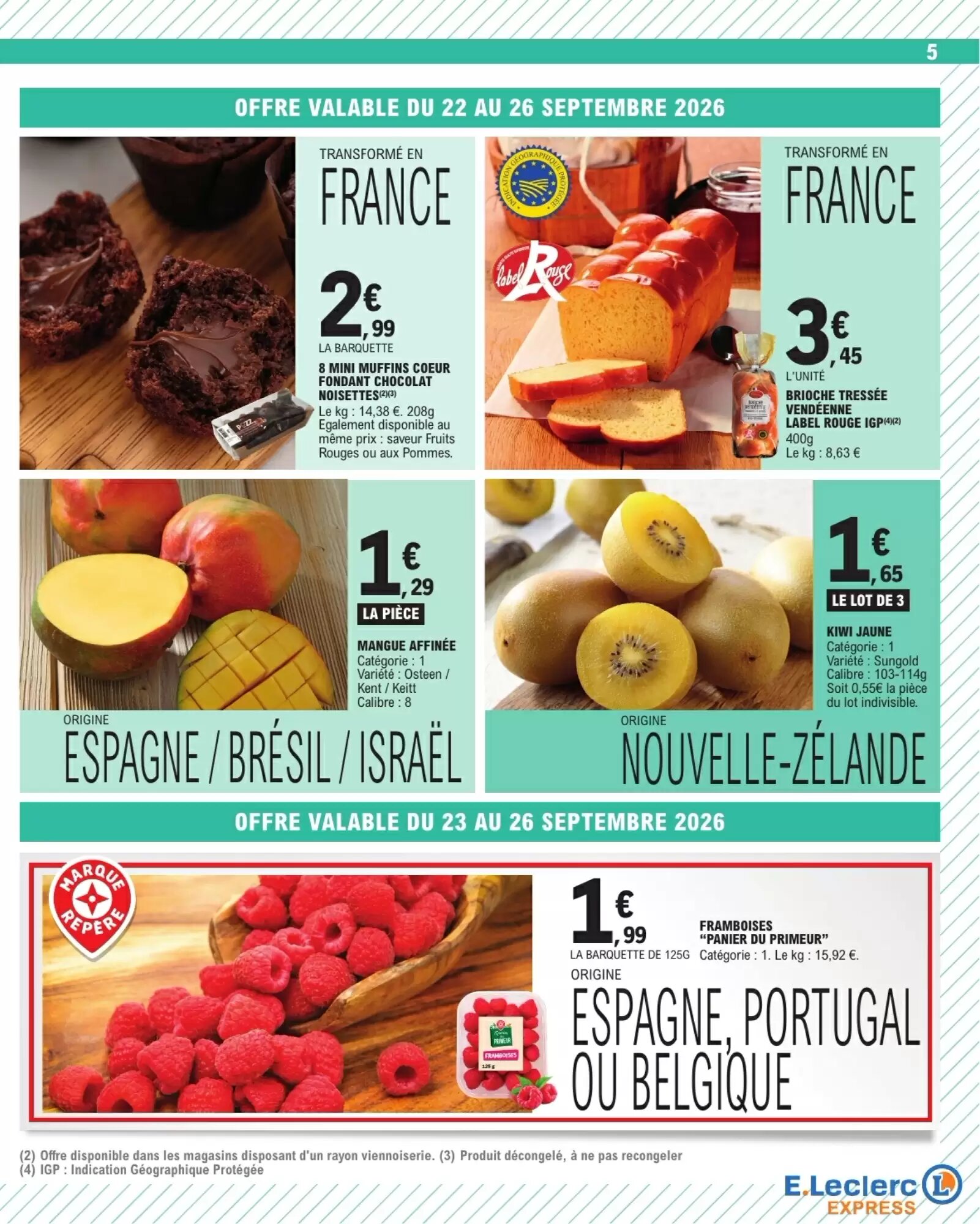 Prospectus promotionnel E.Leclerc Brico valable à partir du 22/09/2026 - Page 5.