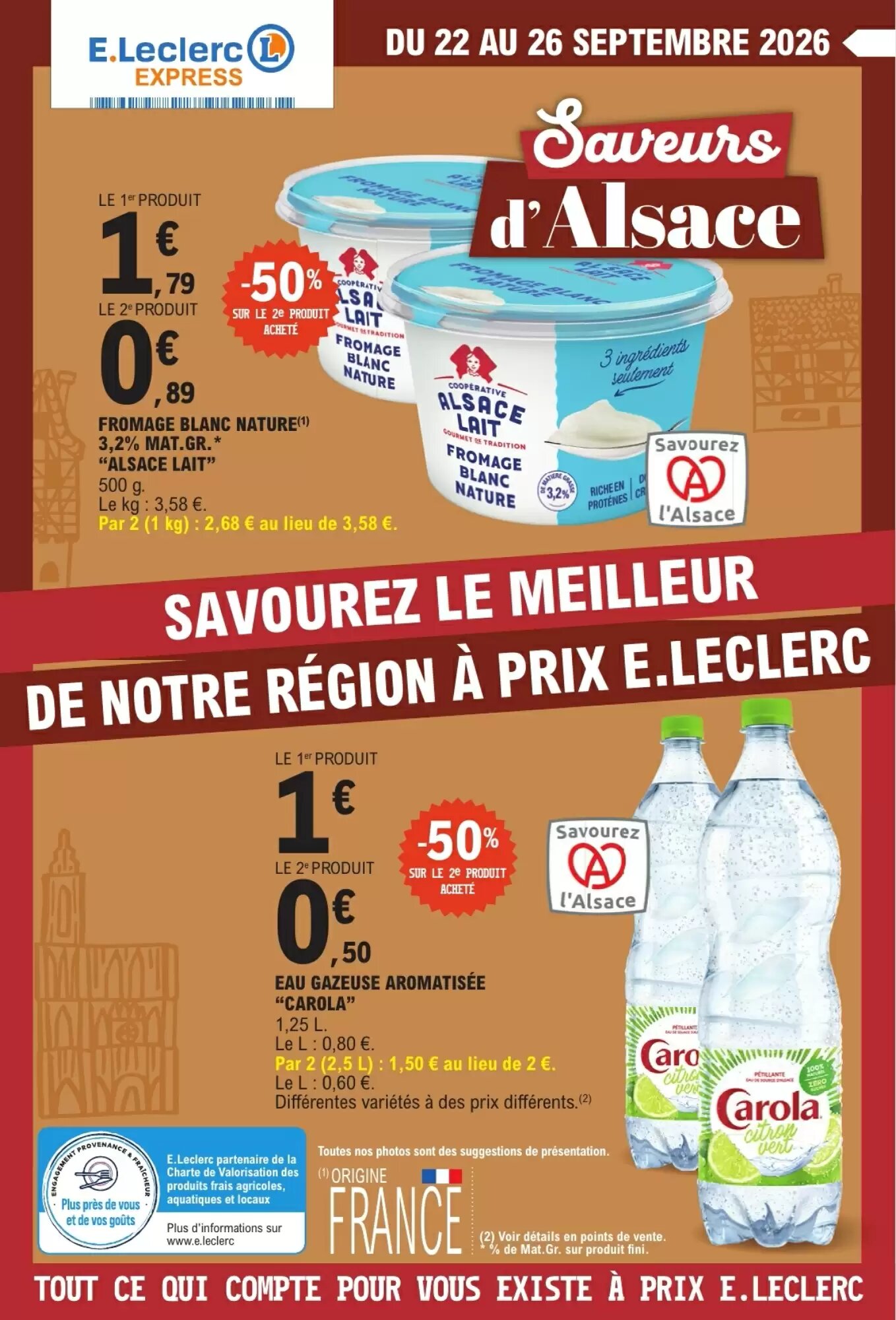 Prospectus promotionnel E.Leclerc Brico valable à partir du 22/09/2026 - Page 1.