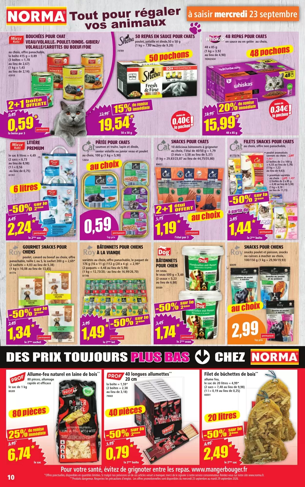 Prospectus promotionnel Norma valable à partir du 23/09/2026 - Page 10.
