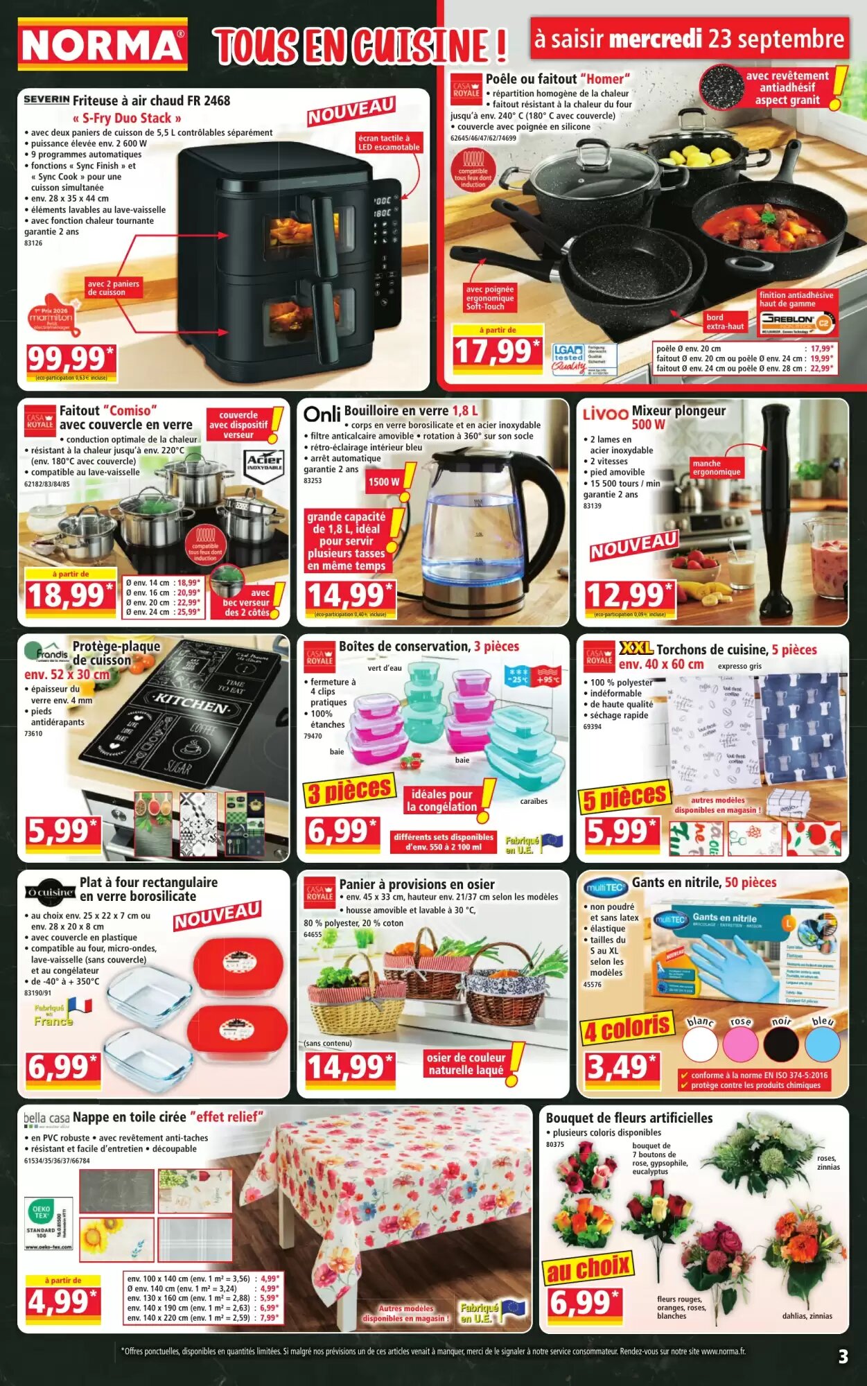 Prospectus promotionnel Norma valable à partir du 23/09/2026 - Page 3.